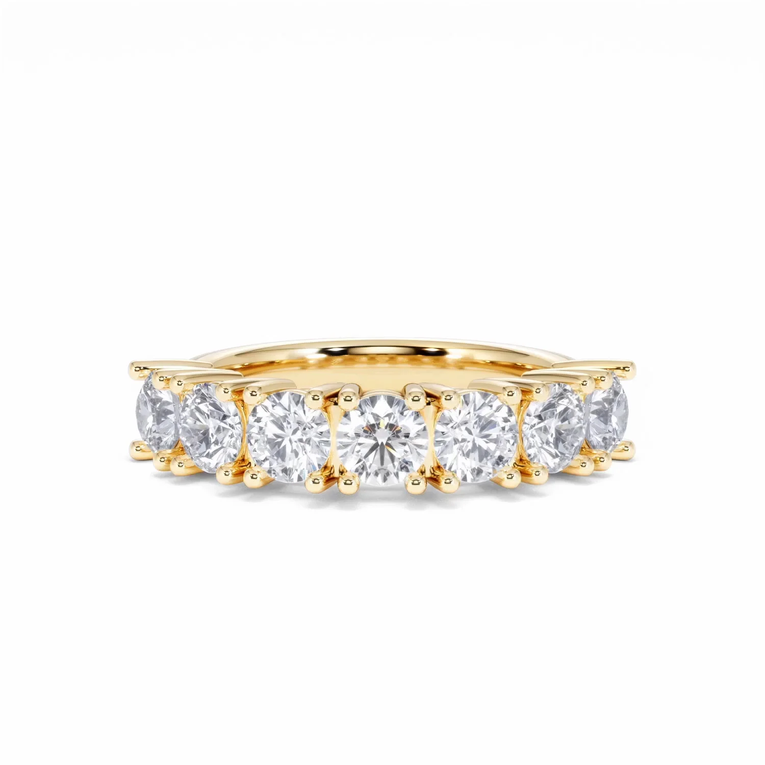Chloe 7 Stone Lab Diamond Eternity Ring 2.00CT F/VS in 9K Gold - Image 8