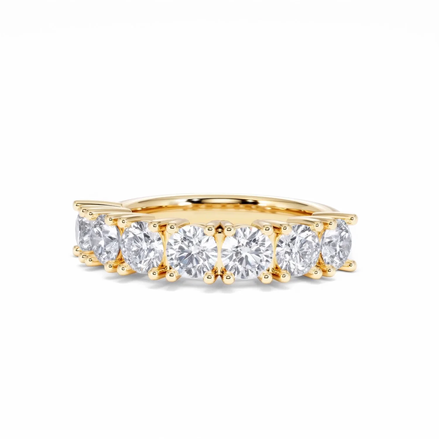 Chloe 7 Stone Lab Diamond Eternity Ring 2.00CT F/VS in 9K Gold - Image 85