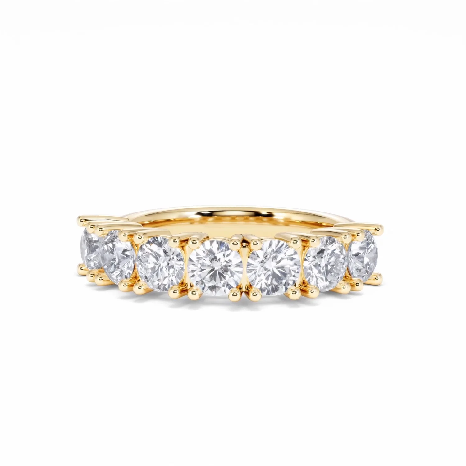 Chloe 7 Stone Lab Diamond Eternity Ring 2.00CT F/VS in 9K Gold - Image 86