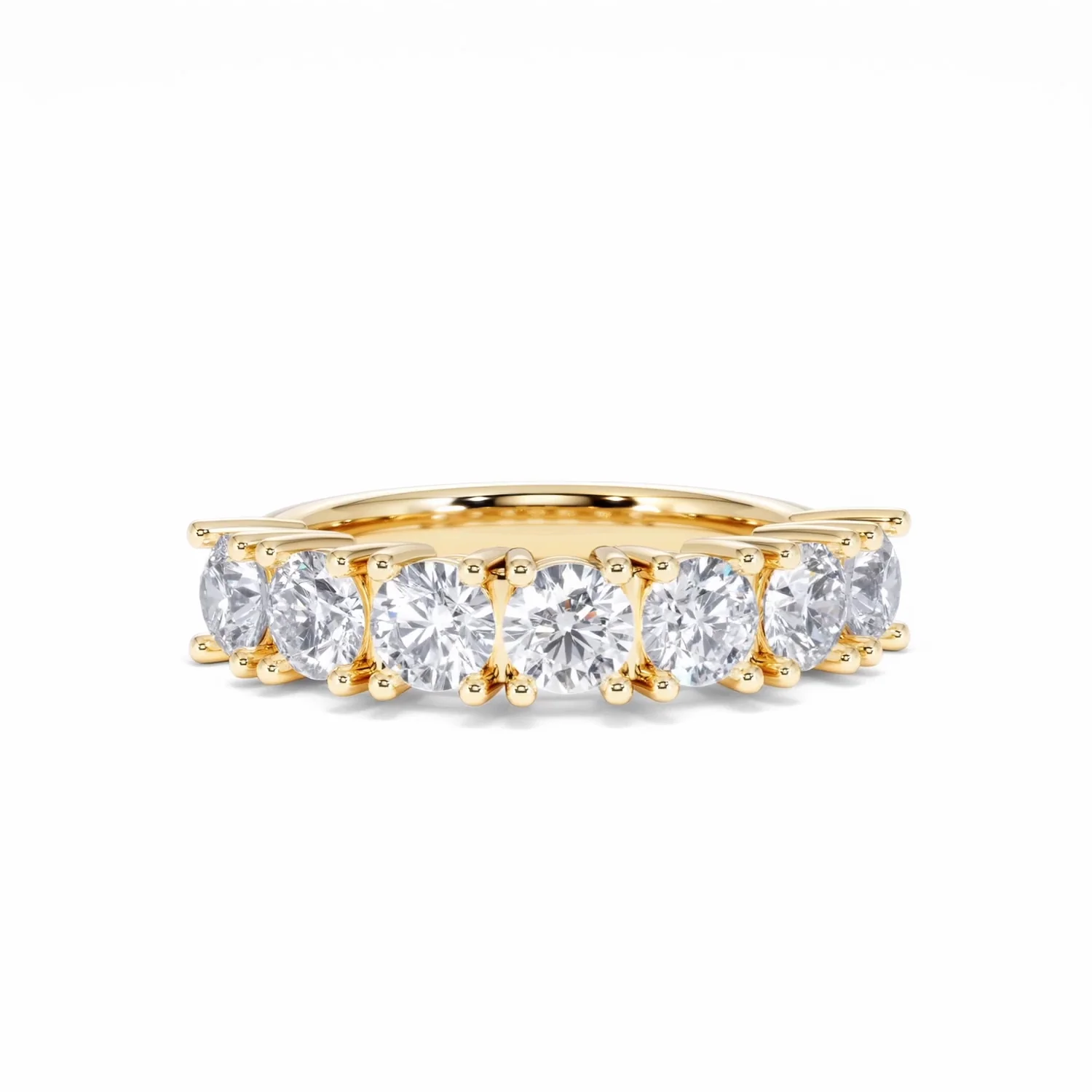 Chloe 7 Stone Lab Diamond Eternity Ring 2.00CT F/VS in 9K Gold - Image 9