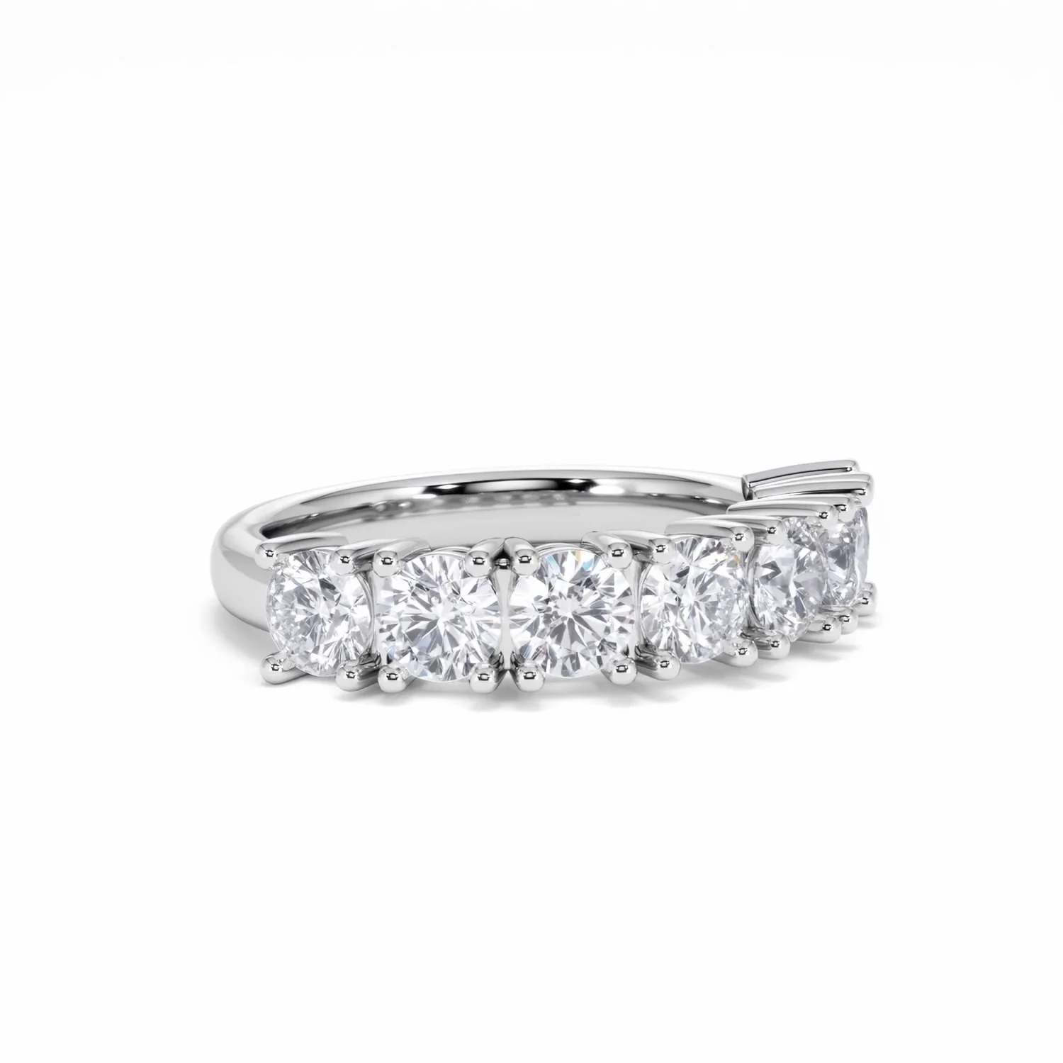 Chloe 7 Stone Lab Diamond Eternity Ring 2.00CT F/VS in 9K White Gold - Image 15
