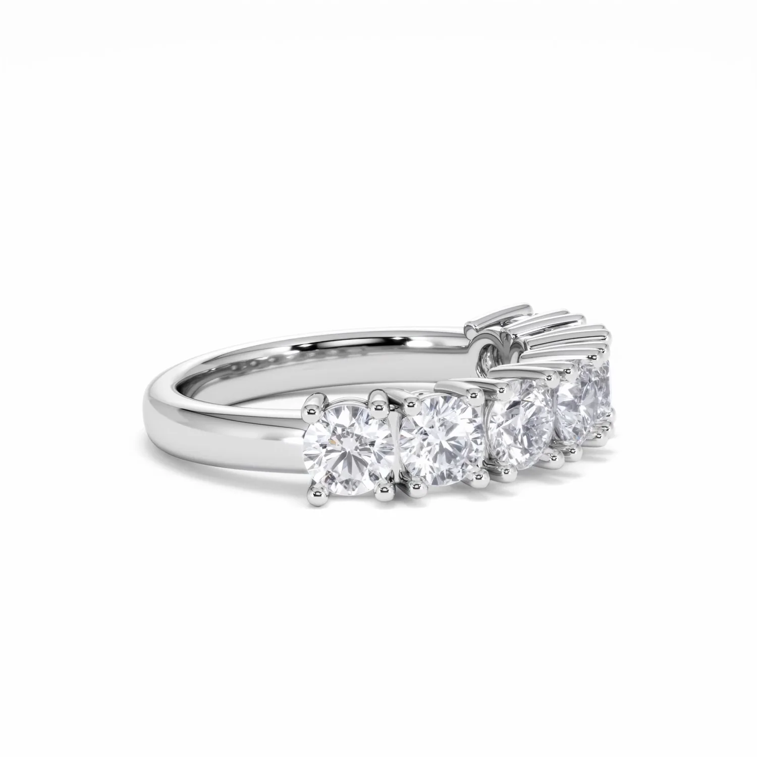 Chloe 7 Stone Lab Diamond Eternity Ring 2.00CT F/VS in 9K White Gold - Image 22