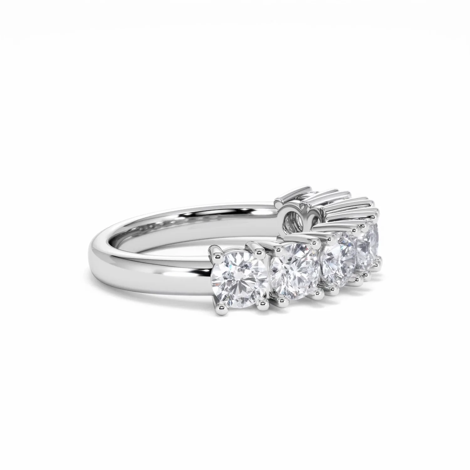 Chloe 7 Stone Lab Diamond Eternity Ring 2.00CT F/VS in 9K White Gold - Image 24