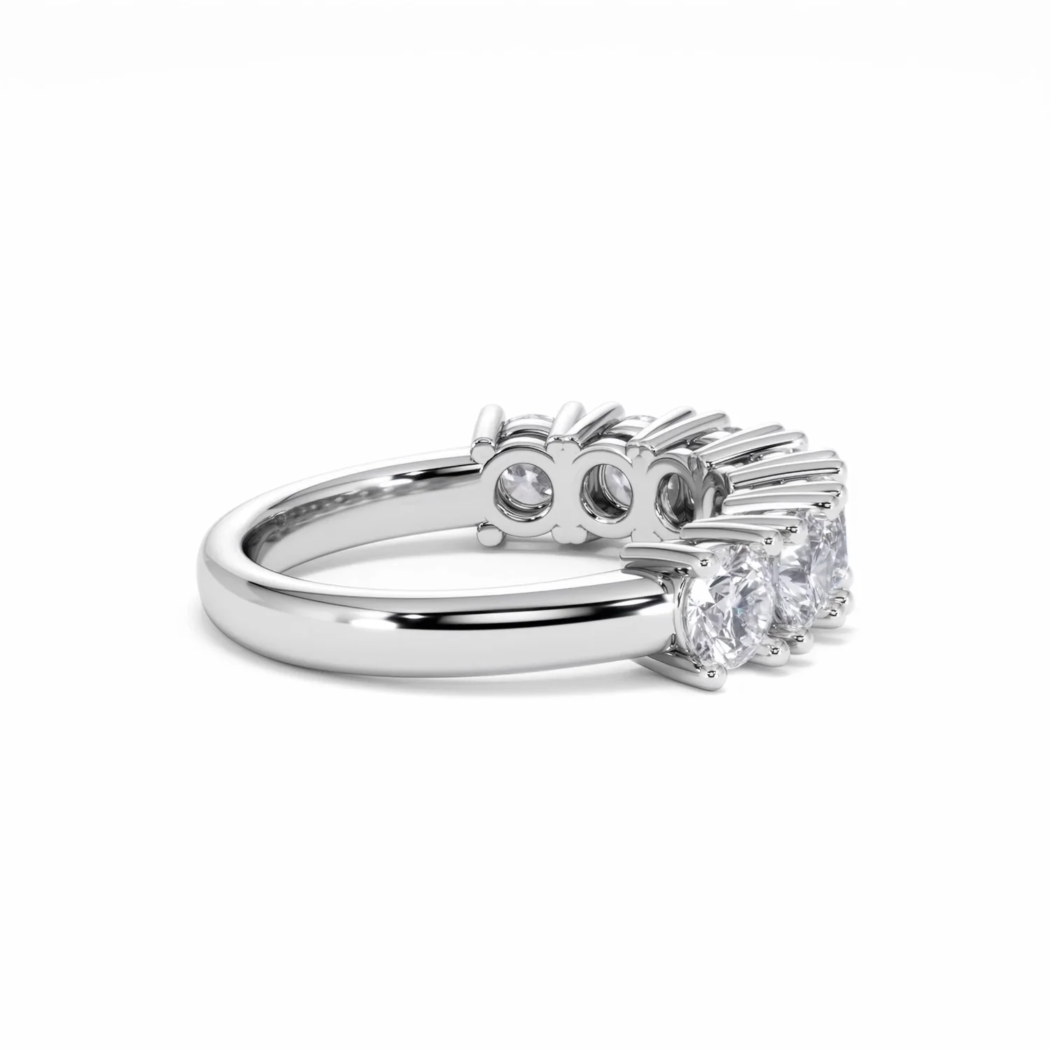 Chloe 7 Stone Lab Diamond Eternity Ring 2.00CT F/VS in 9K White Gold - Image 32