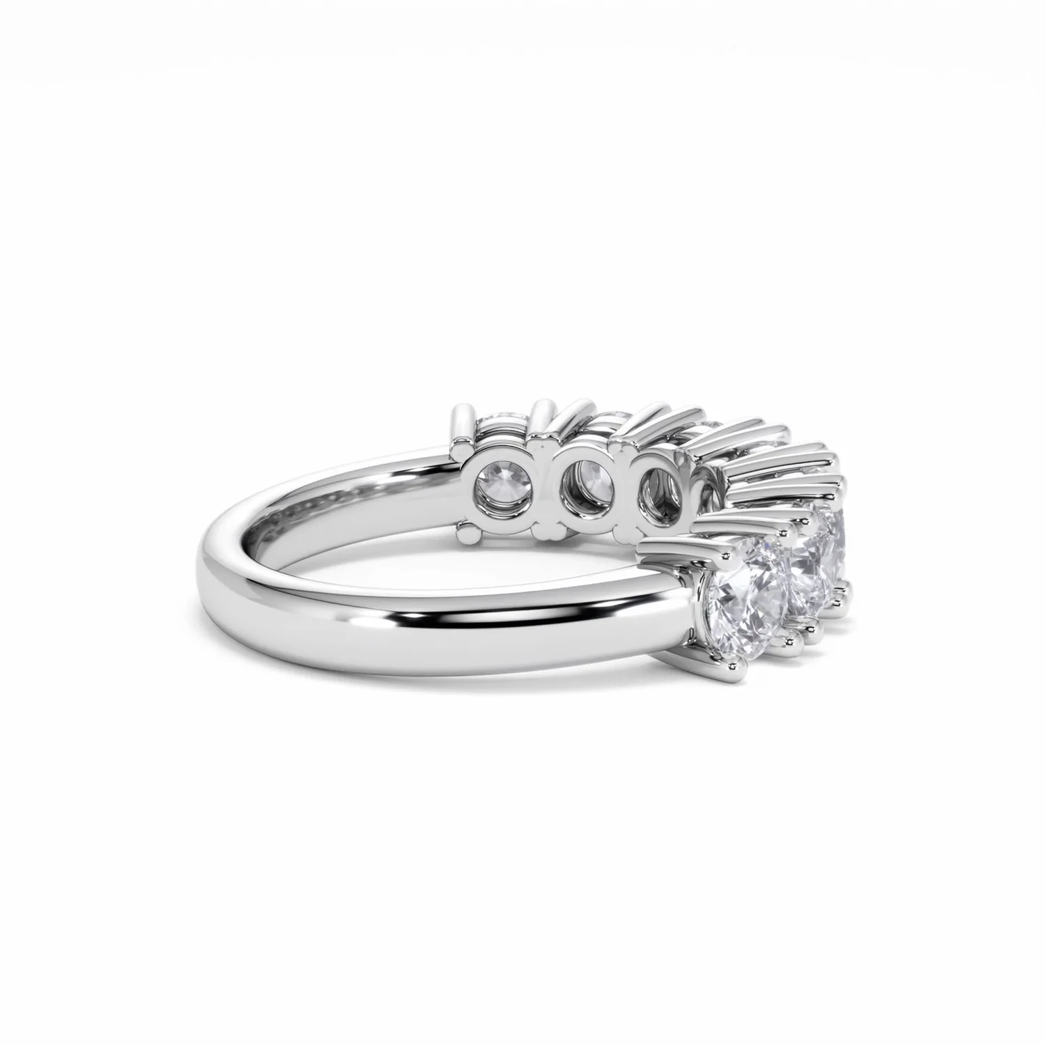 Chloe 7 Stone Lab Diamond Eternity Ring 2.00CT F/VS in 9K White Gold - Image 33