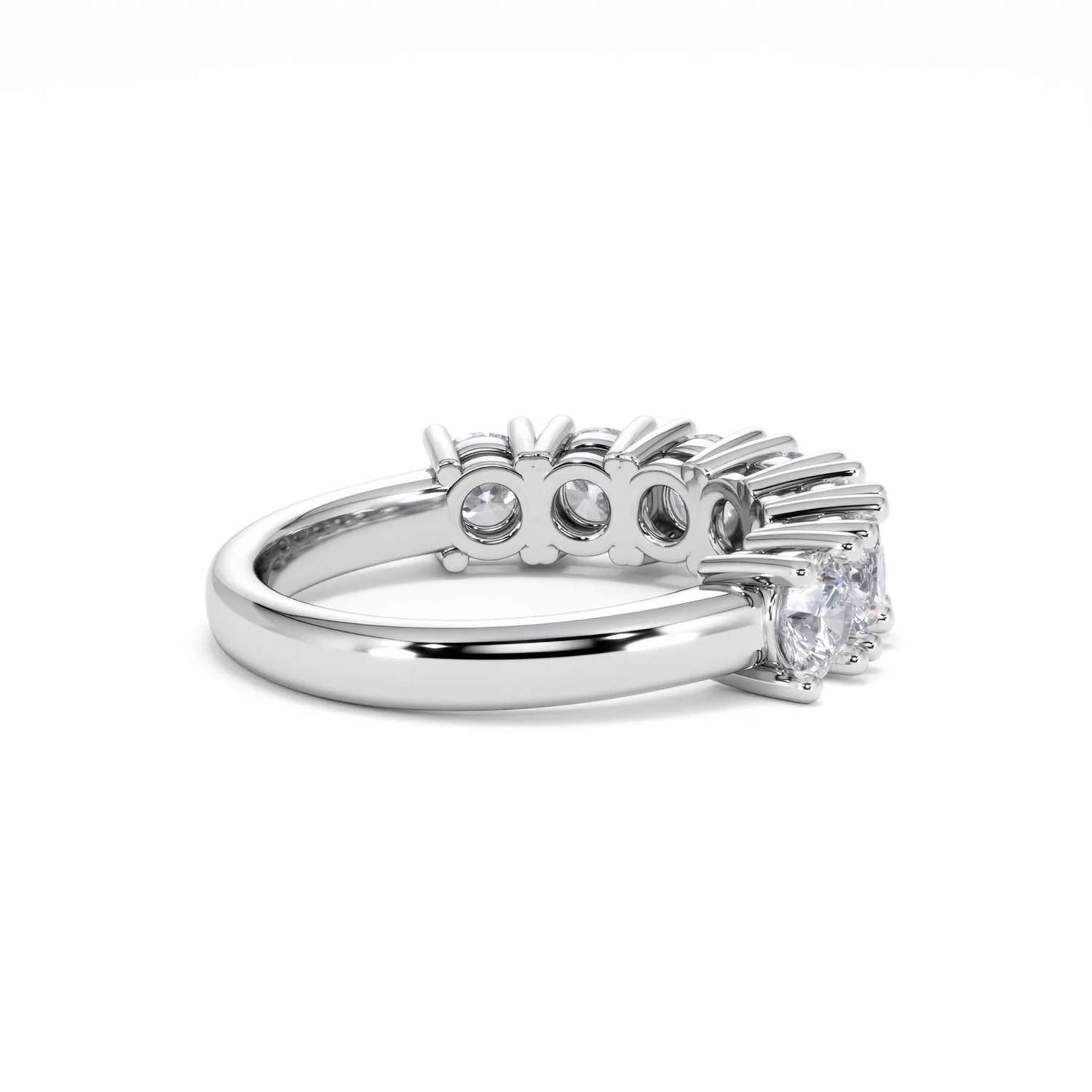 Chloe 7 Stone Lab Diamond Eternity Ring 2.00CT F/VS in 9K White Gold - Image 35