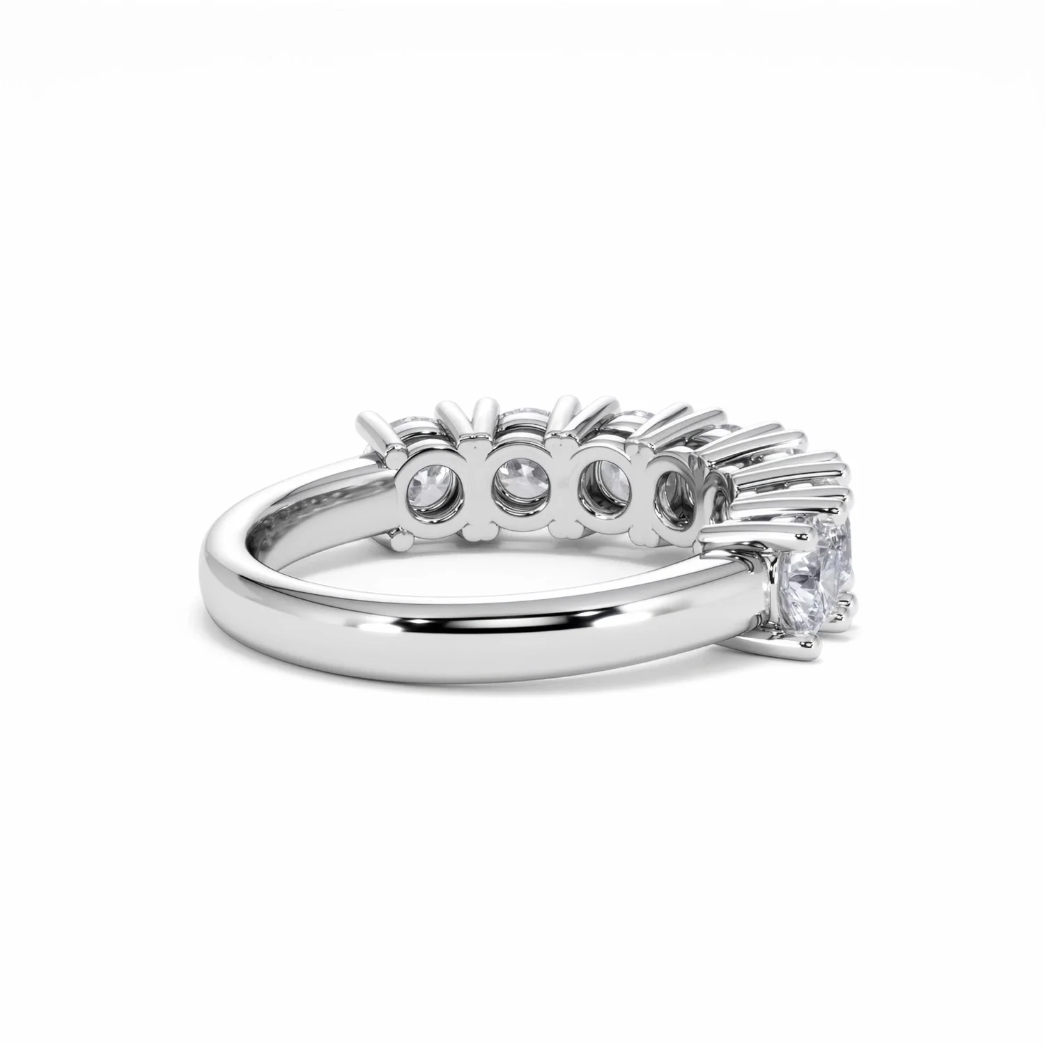 Chloe 7 Stone Lab Diamond Eternity Ring 2.00CT F/VS in 9K White Gold - Image 37