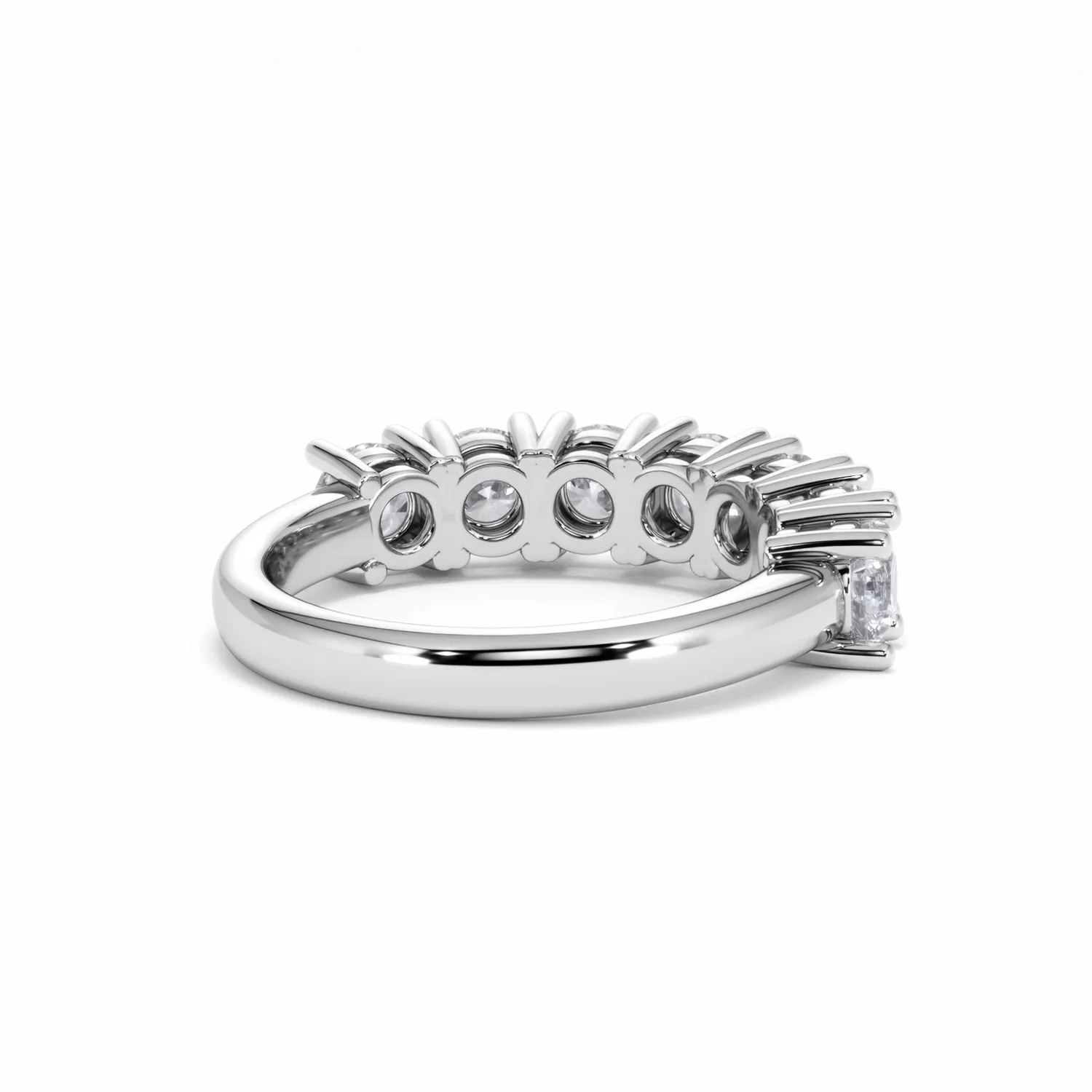 Chloe 7 Stone Lab Diamond Eternity Ring 2.00CT F/VS in 9K White Gold - Image 40