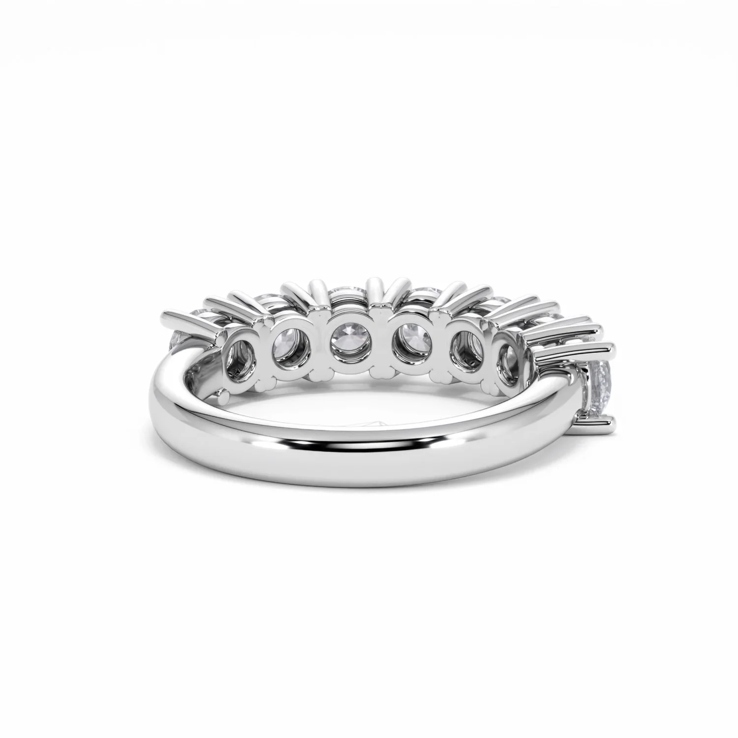 Chloe 7 Stone Lab Diamond Eternity Ring 2.00CT F/VS in 9K White Gold - Image 44