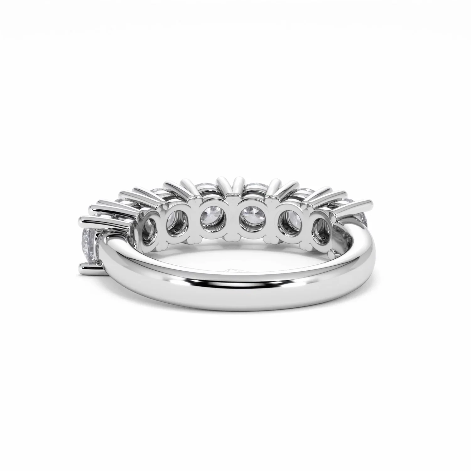 Chloe 7 Stone Lab Diamond Eternity Ring 2.00CT F/VS in 9K White Gold - Image 51