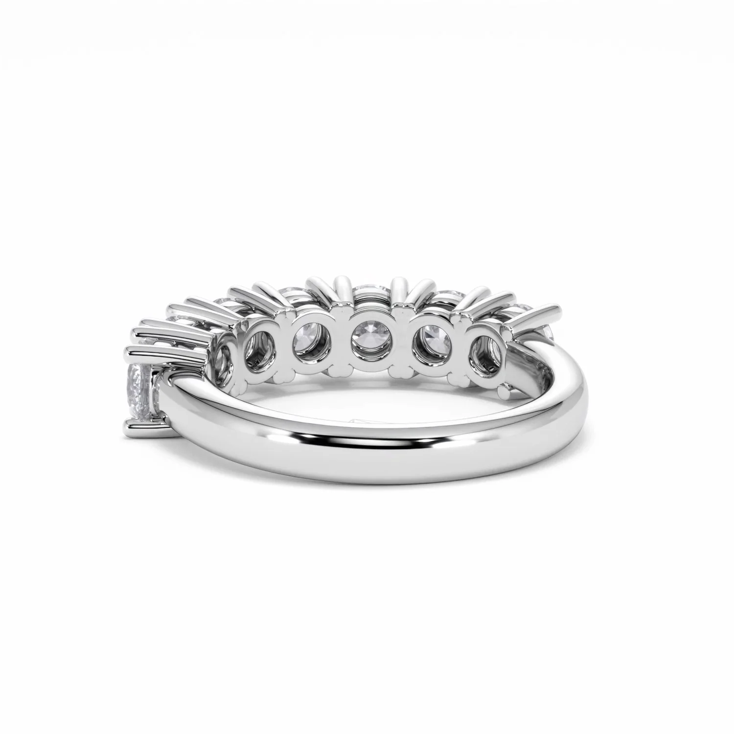 Chloe 7 Stone Lab Diamond Eternity Ring 2.00CT F/VS in 9K White Gold - Image 53