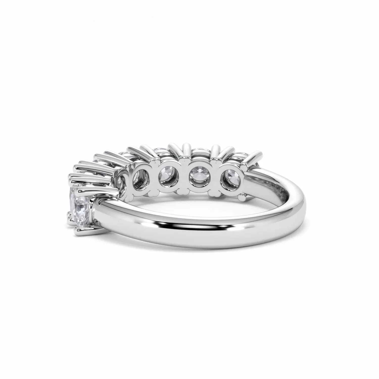 Chloe 7 Stone Lab Diamond Eternity Ring 2.00CT F/VS in 9K White Gold - Image 57