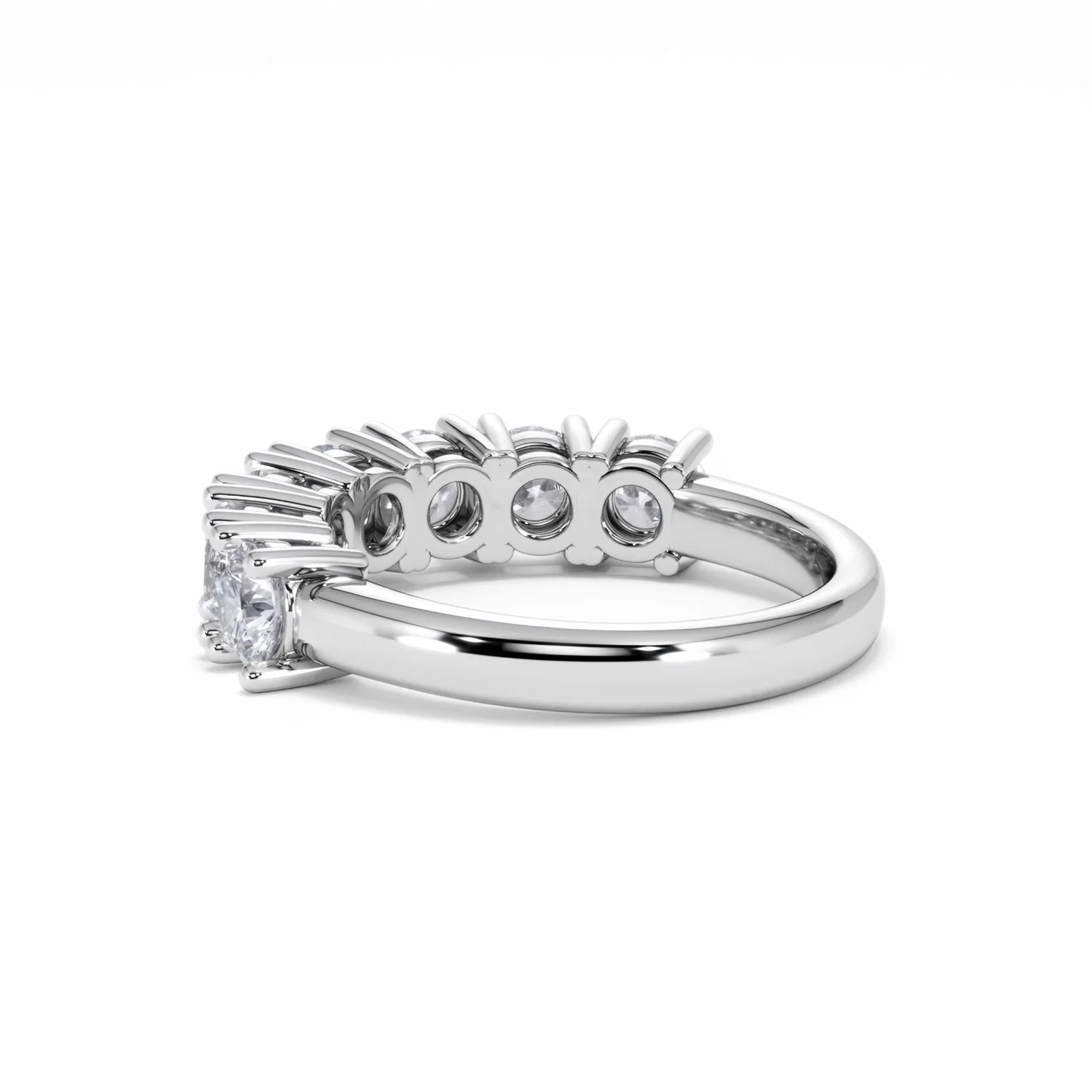 Chloe 7 Stone Lab Diamond Eternity Ring 2.00CT F/VS in 9K White Gold - Image 59