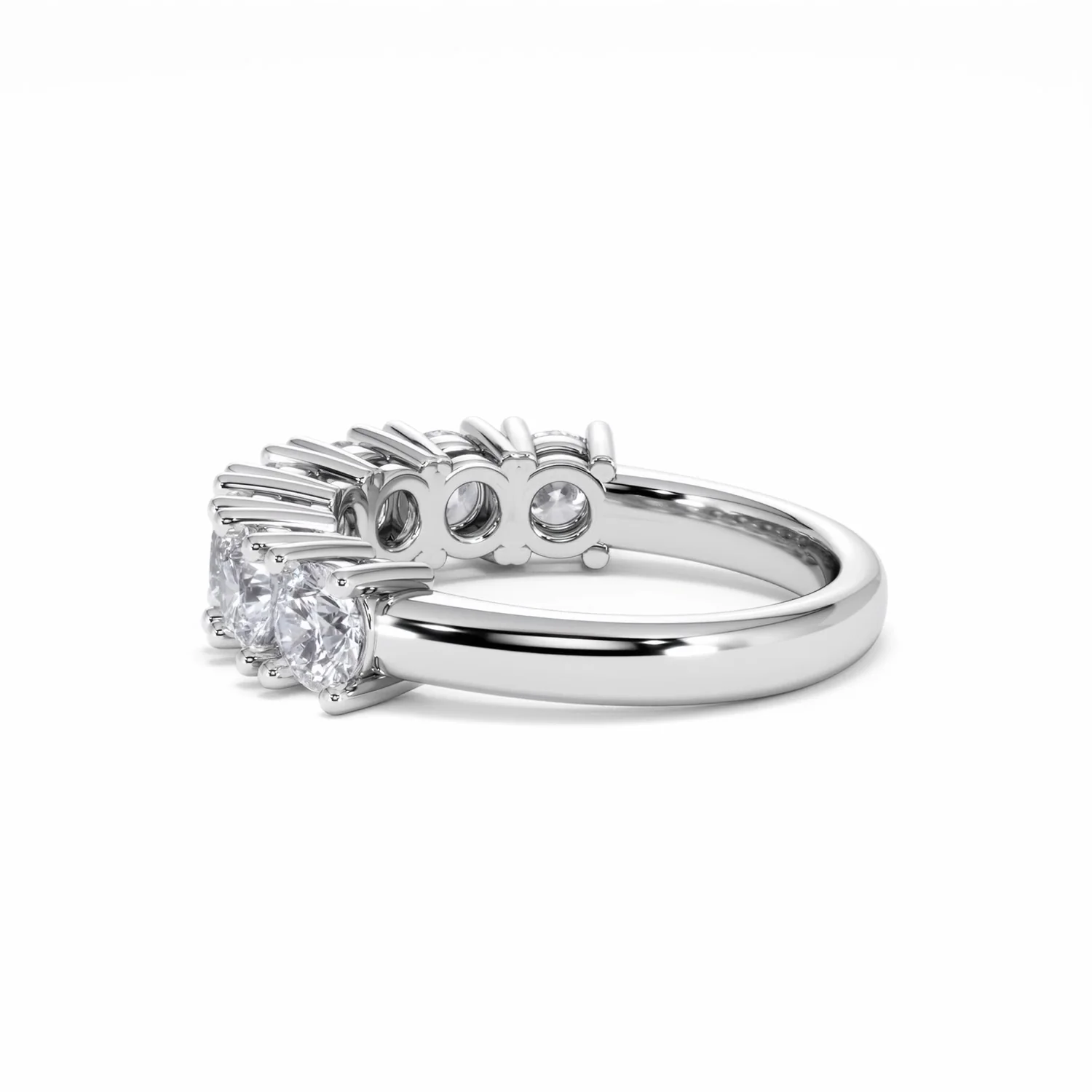 Chloe 7 Stone Lab Diamond Eternity Ring 2.00CT F/VS in 9K White Gold - Image 63