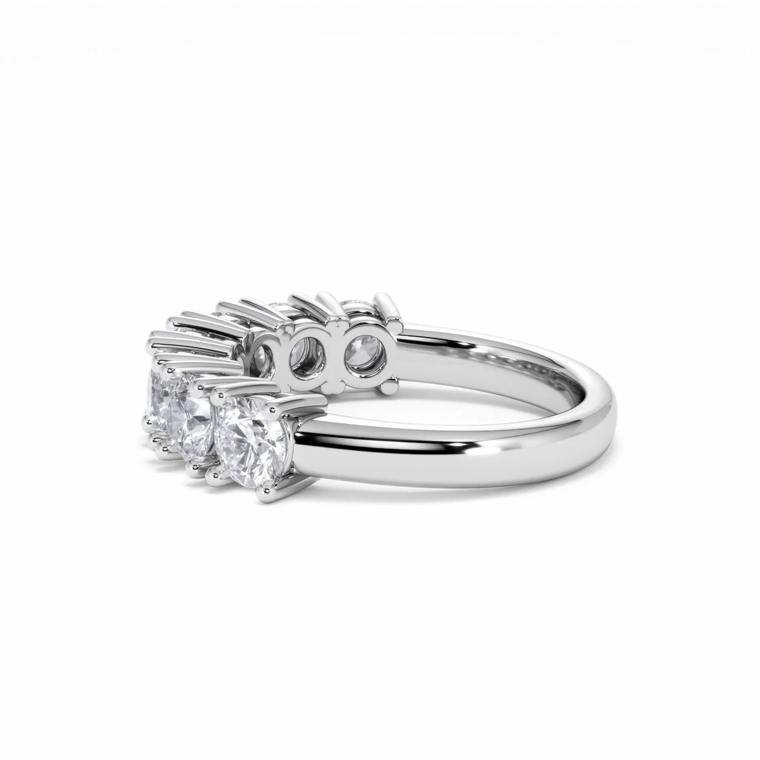 Chloe 7 Stone Lab Diamond Eternity Ring 2.00CT F/VS in 9K White Gold - Image 65