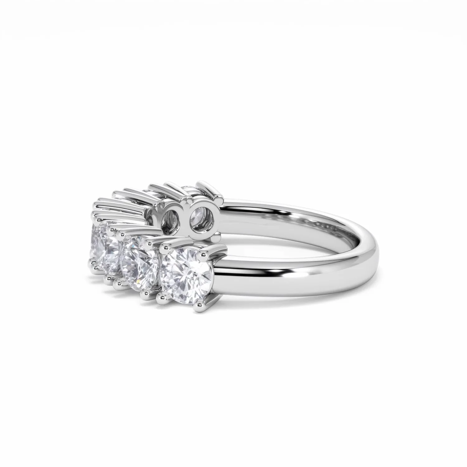 Chloe 7 Stone Lab Diamond Eternity Ring 2.00CT F/VS in 9K White Gold - Image 68