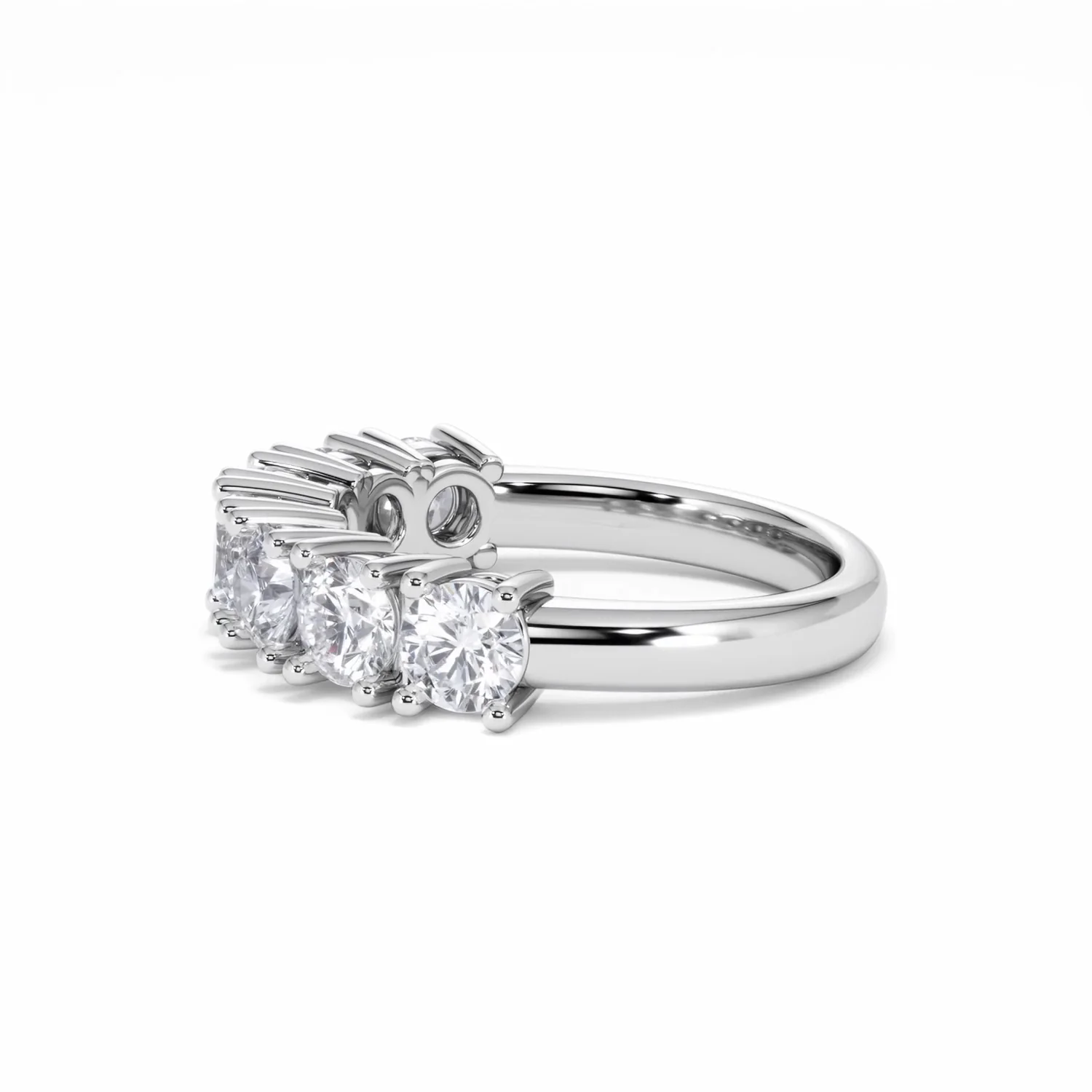 Chloe 7 Stone Lab Diamond Eternity Ring 2.00CT F/VS in 9K White Gold - Image 69