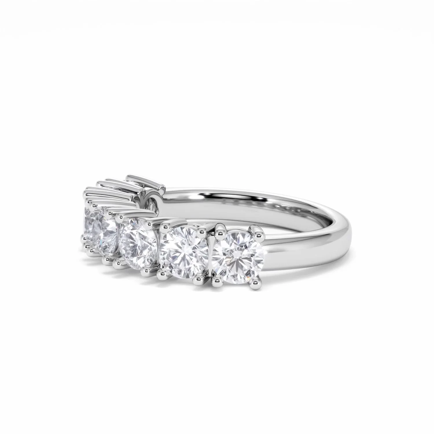 Chloe 7 Stone Lab Diamond Eternity Ring 2.00CT F/VS in 9K White Gold - Image 74