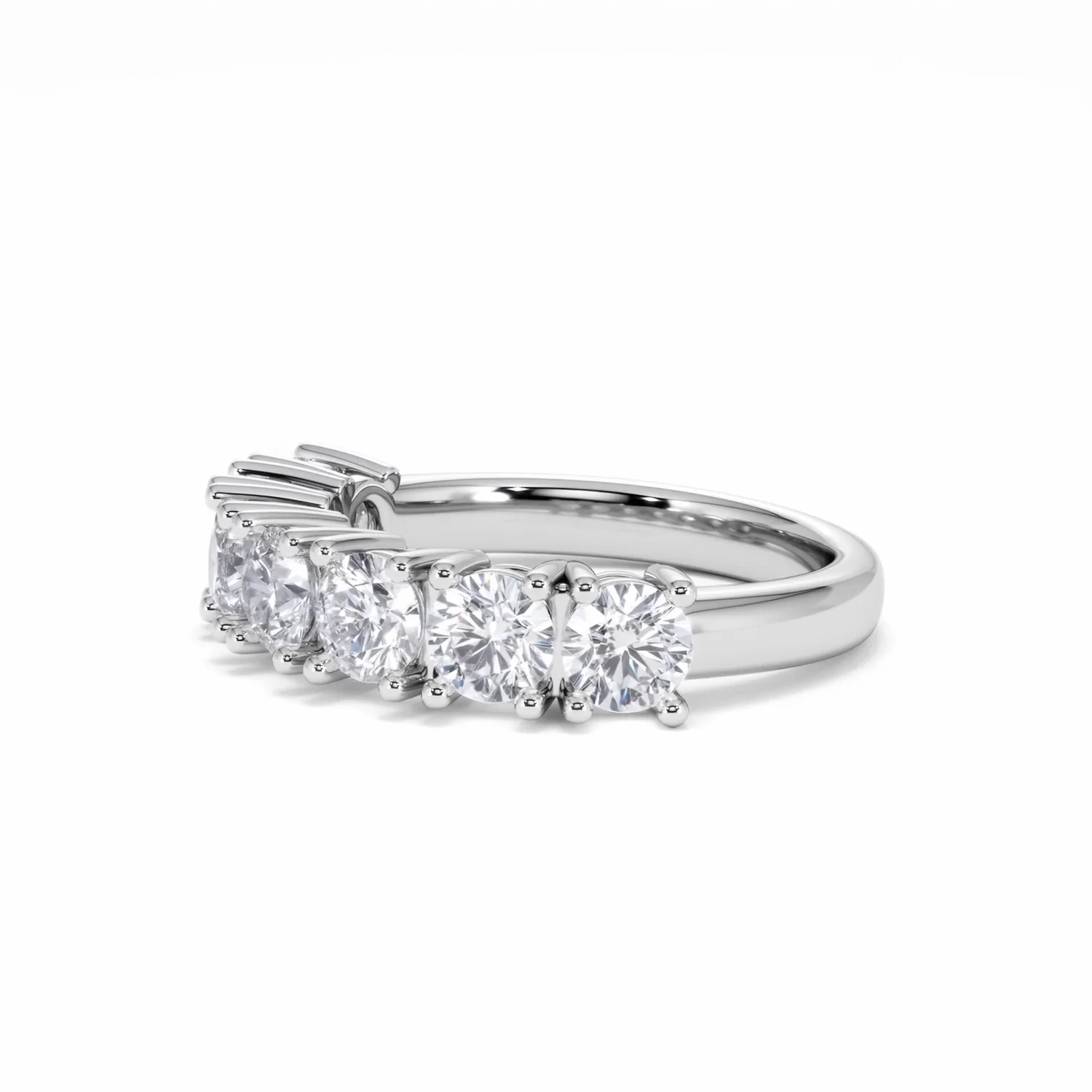 Chloe 7 Stone Lab Diamond Eternity Ring 2.00CT F/VS in 9K White Gold - Image 75