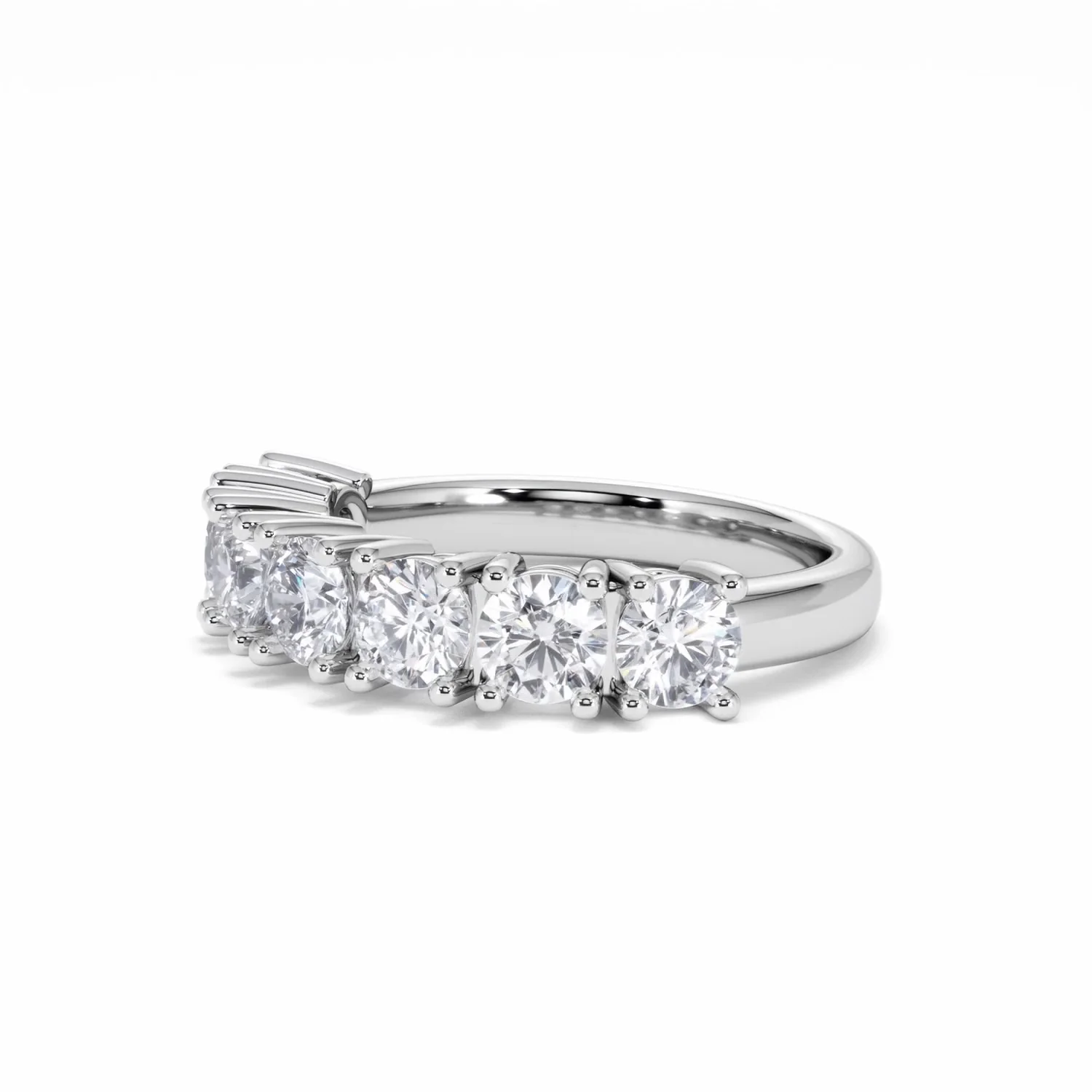 Chloe 7 Stone Lab Diamond Eternity Ring 2.00CT F/VS in 9K White Gold - Image 77