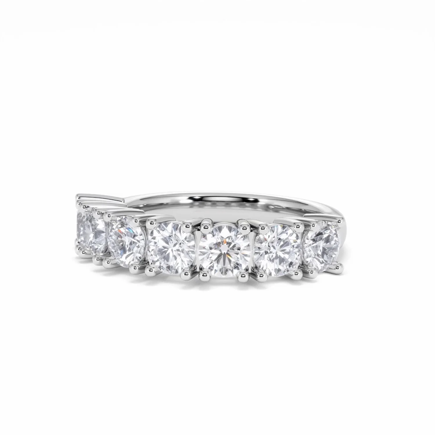 Chloe 7 Stone Lab Diamond Eternity Ring 2.00CT F/VS in 9K White Gold - Image 83