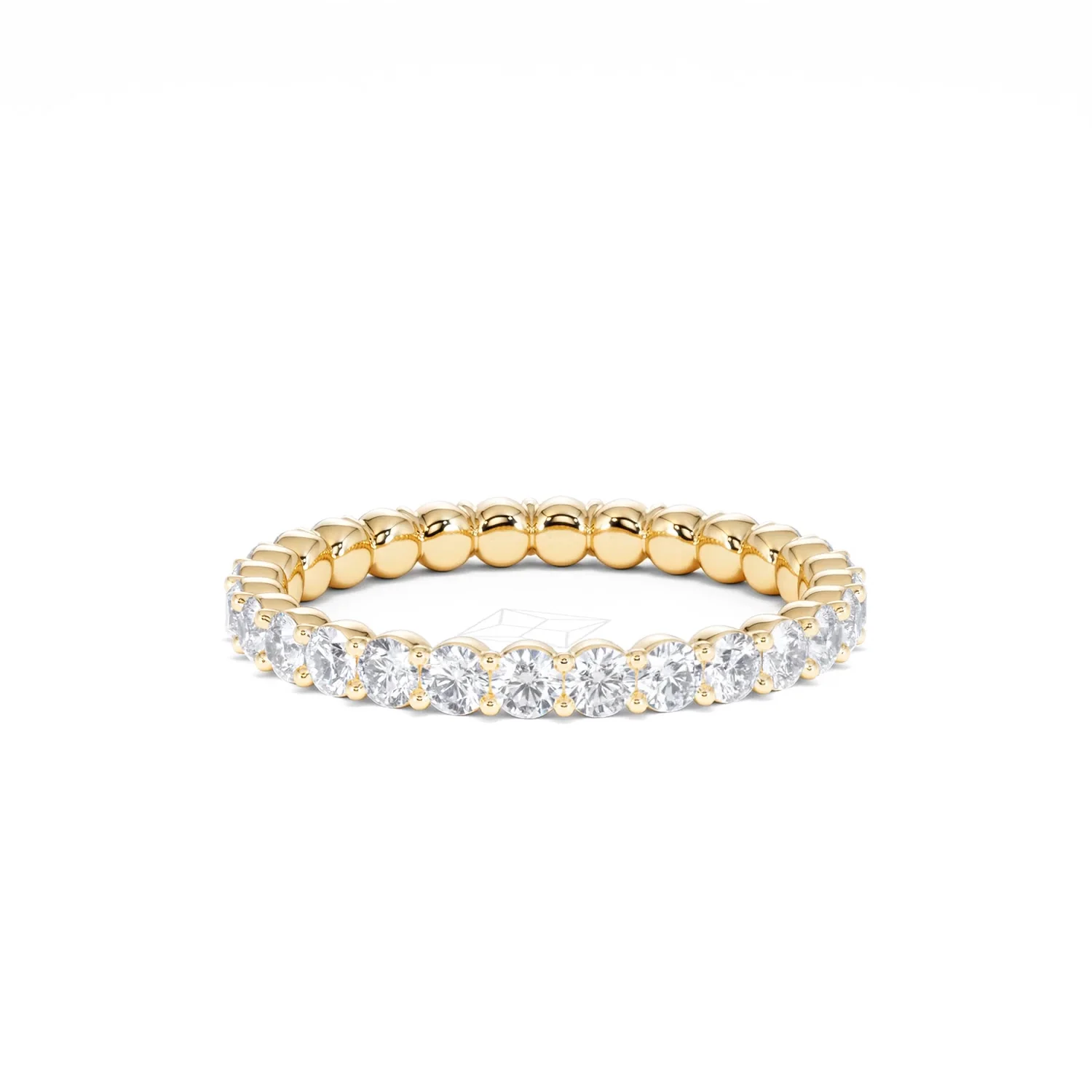 Chloe Lab Diamond 1.00ct Eternity Ring F/VS in 18K Gold Vermeil - Image 16