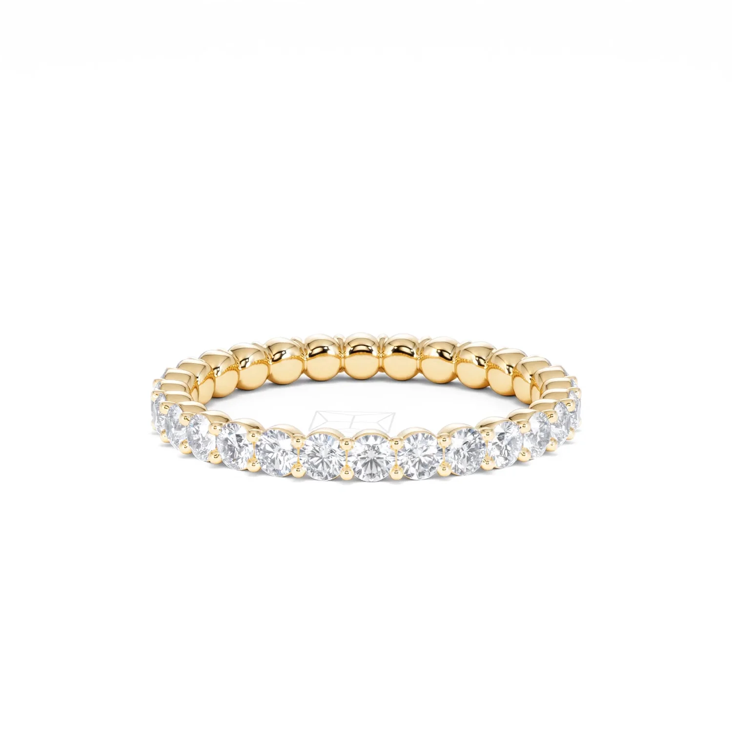 Chloe Lab Diamond 1.00ct Eternity Ring F/VS in 18K Gold Vermeil - Image 20