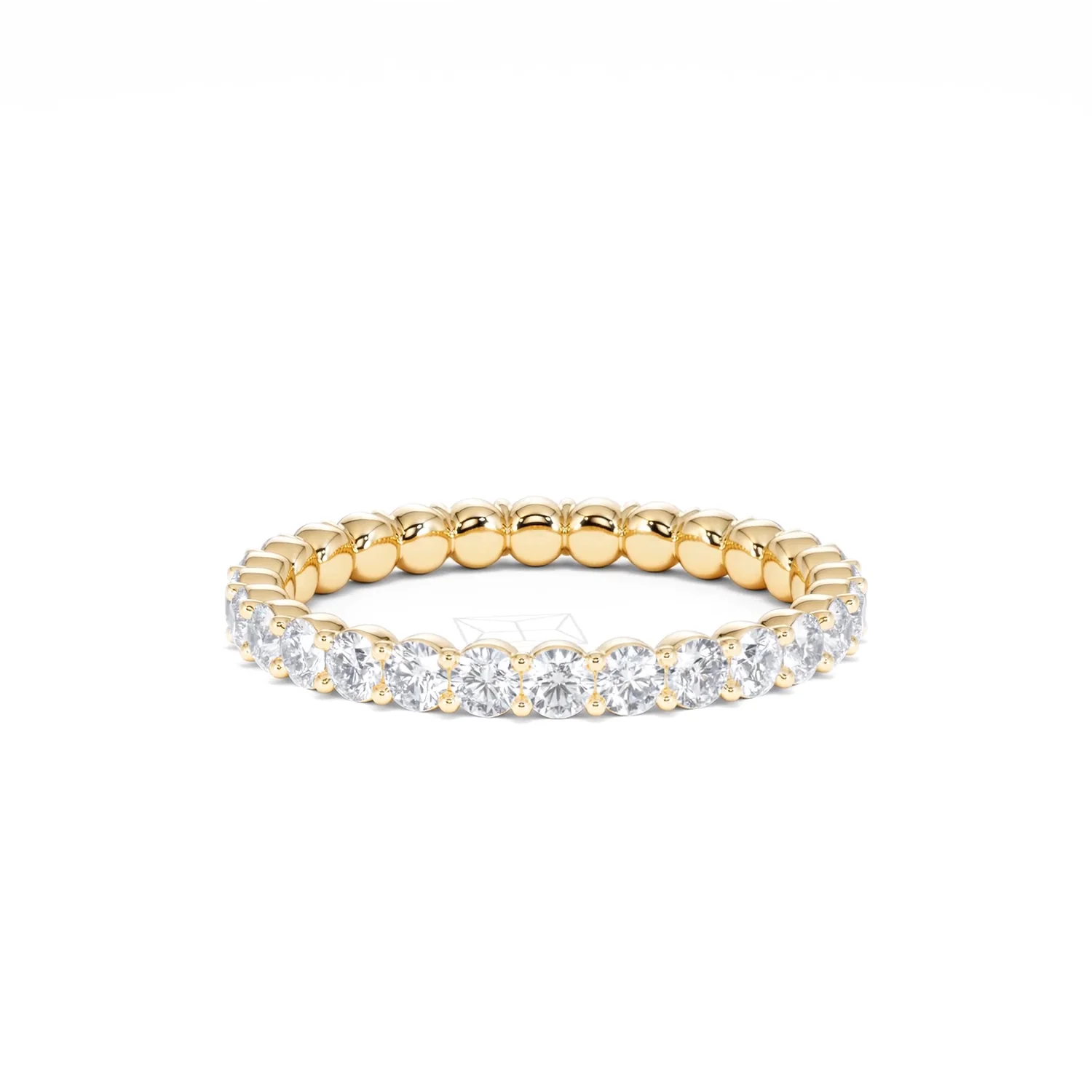 Chloe Lab Diamond 1.00ct Eternity Ring F/VS in 18K Gold Vermeil - Image 23