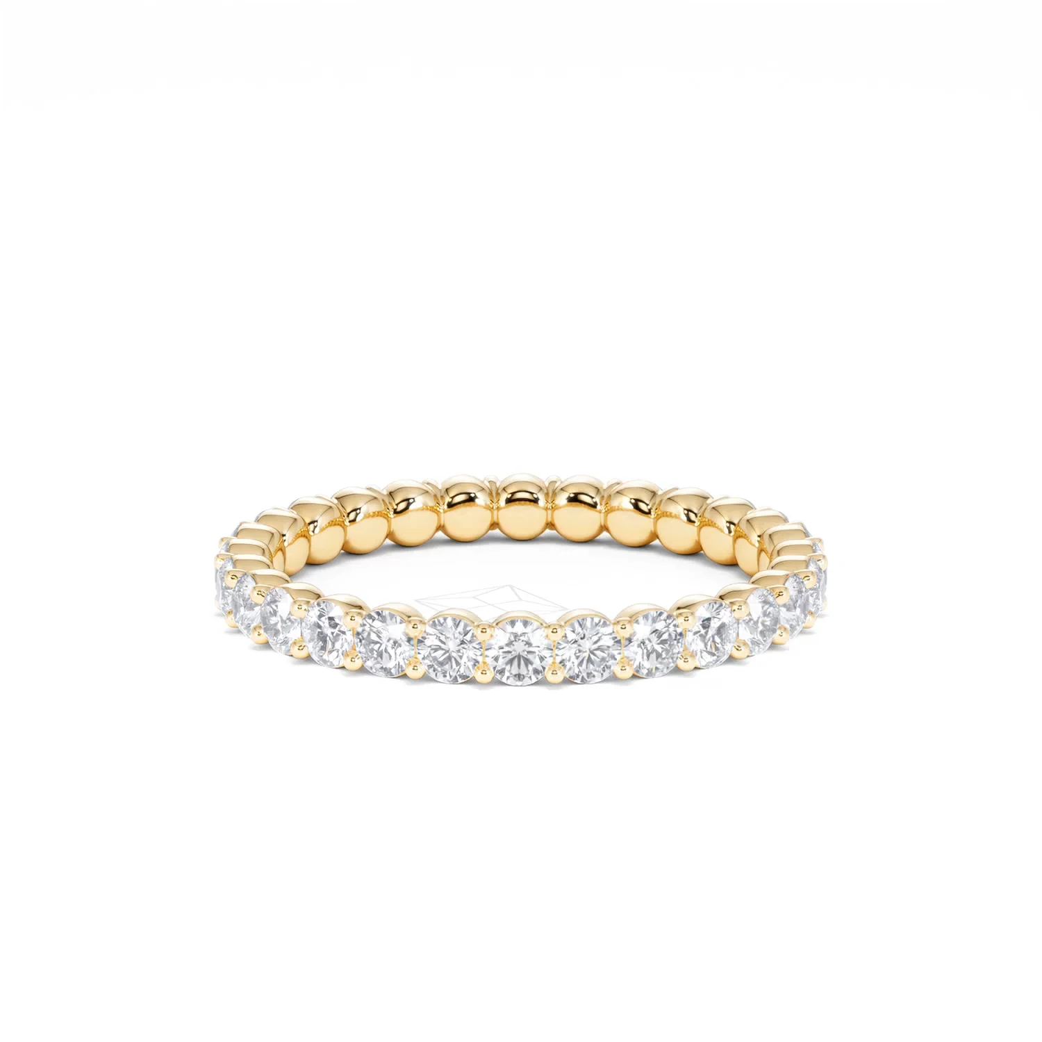 Chloe Lab Diamond 1.00ct Eternity Ring F/VS in 18K Gold Vermeil - Image 28