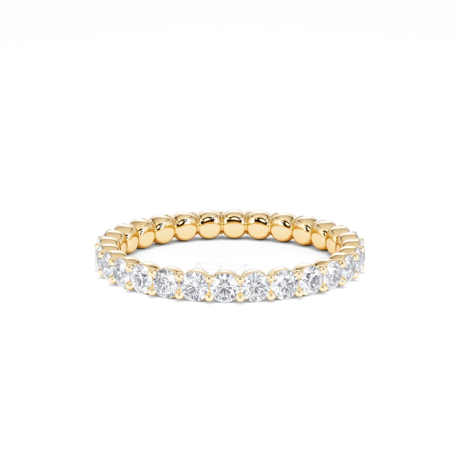 Chloe Lab Diamond 1.00ct Eternity Ring F/VS in 18K Gold Vermeil - Image 39