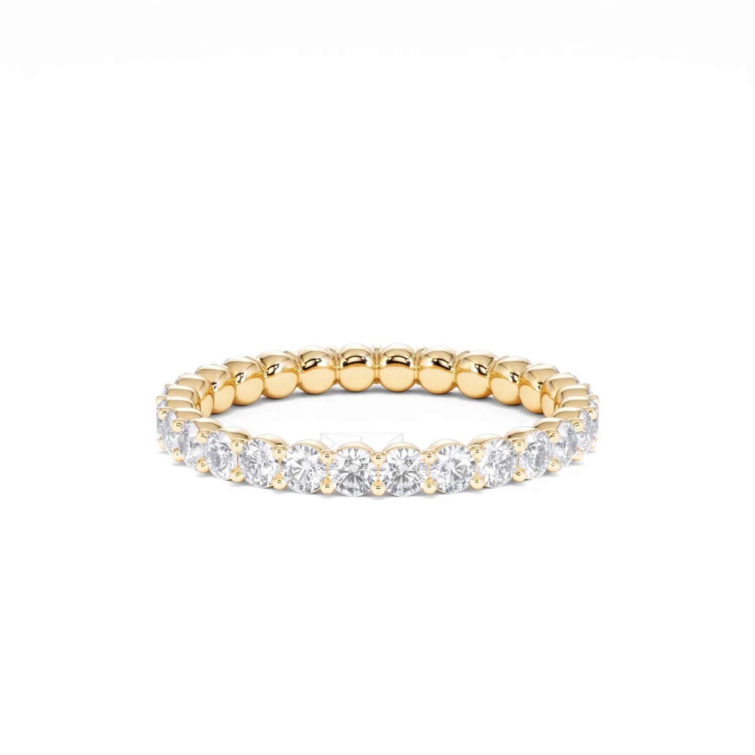 Chloe Lab Diamond 1.00ct Eternity Ring F/VS in 18K Gold Vermeil - Image 41
