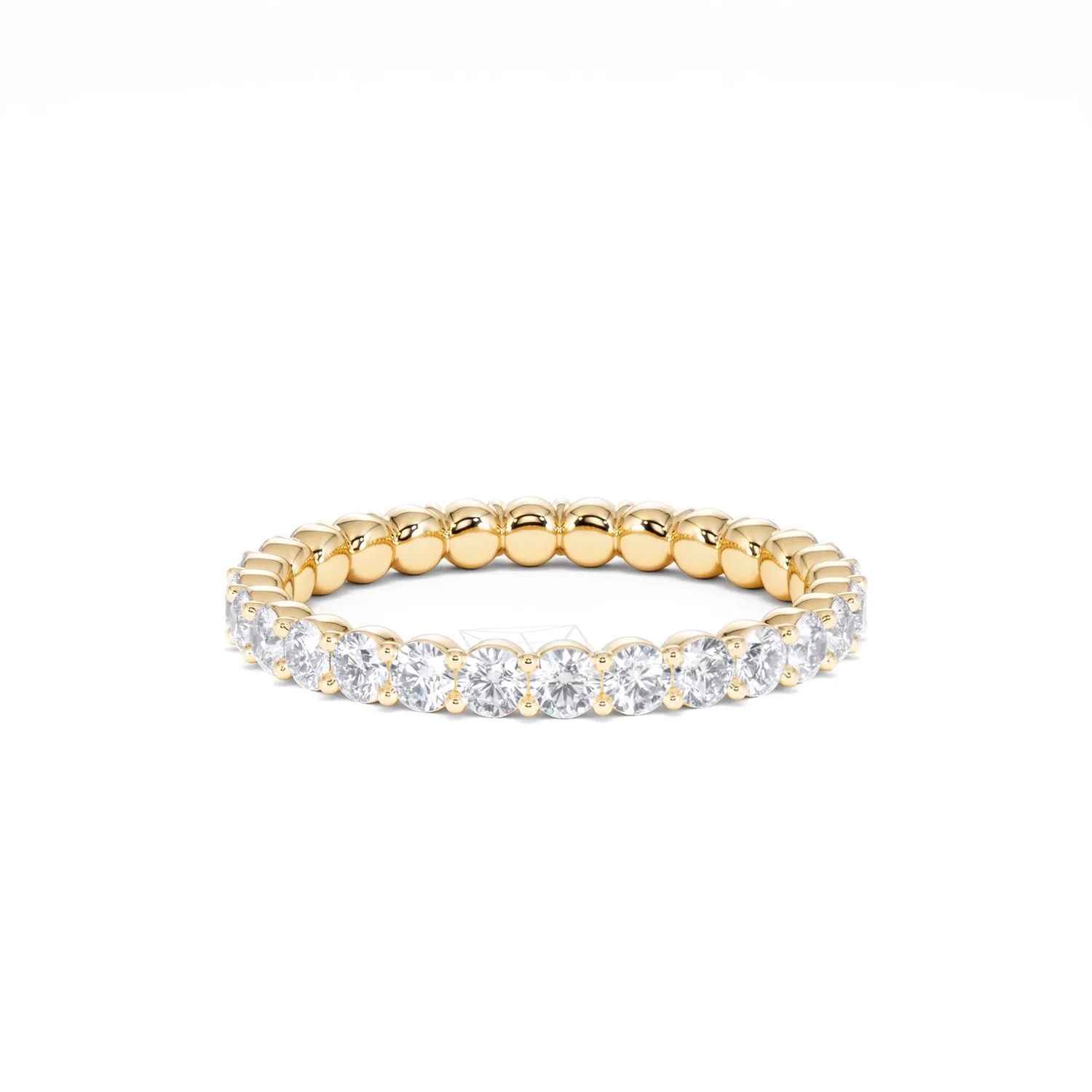 Chloe Lab Diamond 1.00ct Eternity Ring F/VS in 18K Gold Vermeil - Image 43