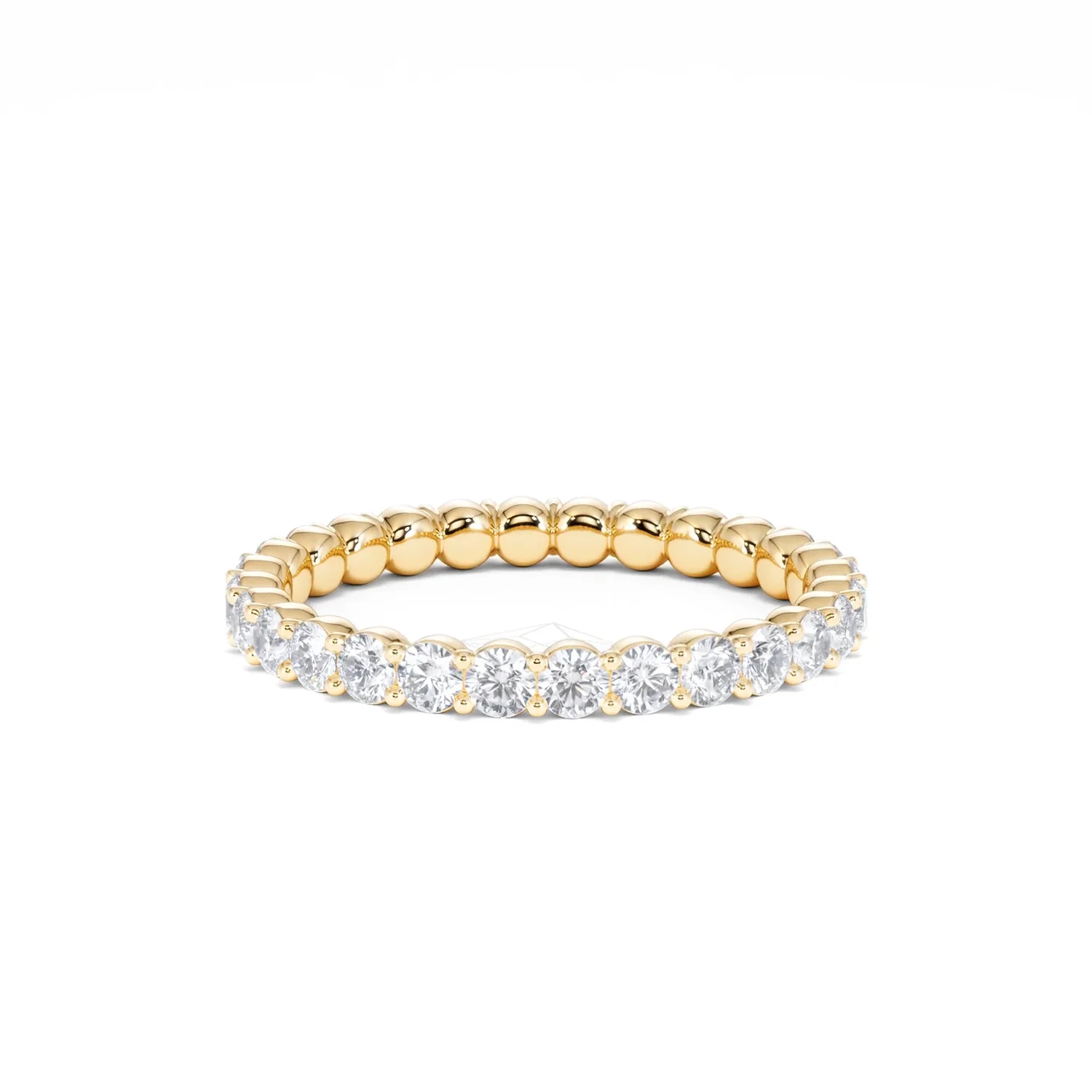 Chloe Lab Diamond 1.00ct Eternity Ring F/VS in 18K Gold Vermeil - Image 49