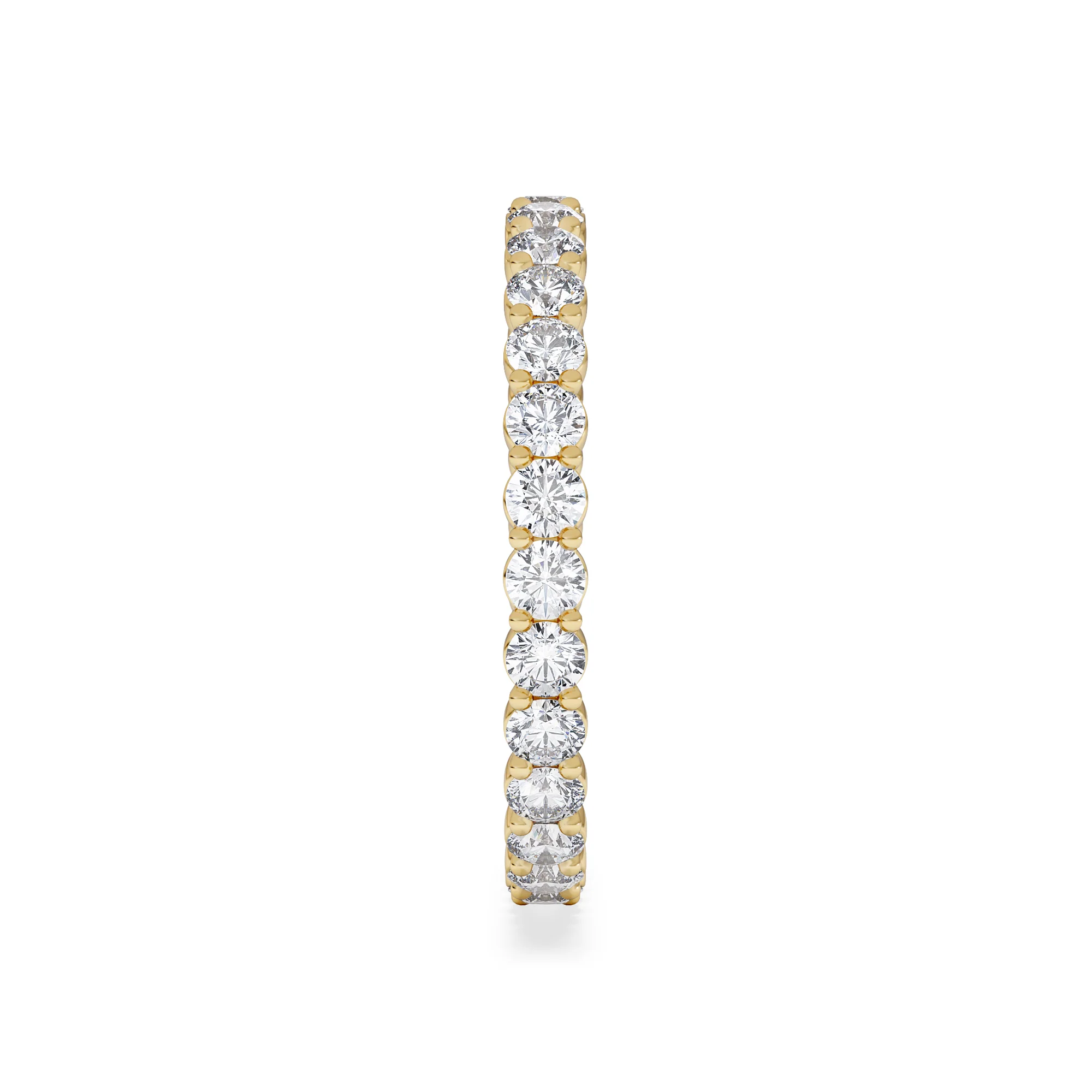 Chloe Lab Diamond 1.00ct Eternity Ring F/VS in 18K Gold Vermeil - Image 5
