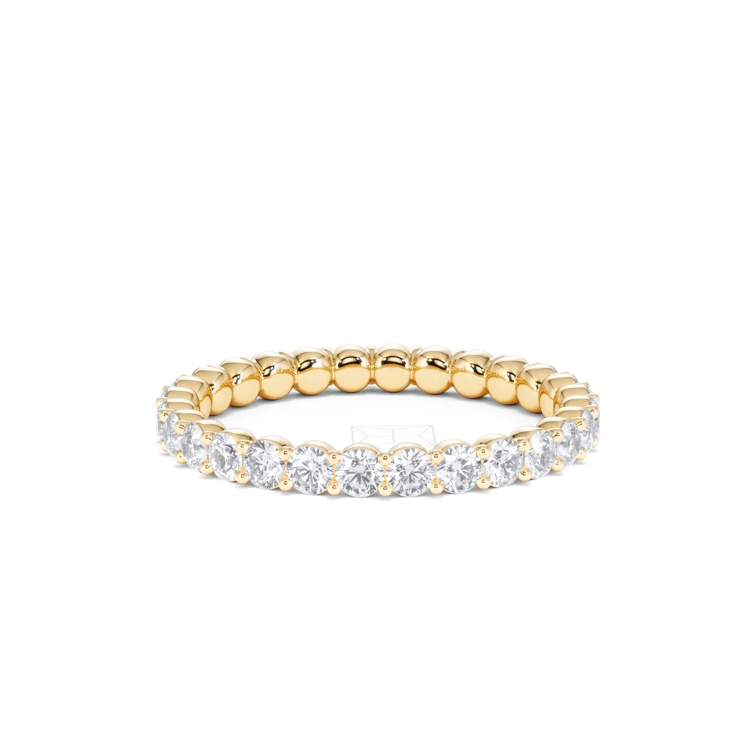 Chloe Lab Diamond 1.00ct Eternity Ring F/VS in 18K Gold Vermeil - Image 81