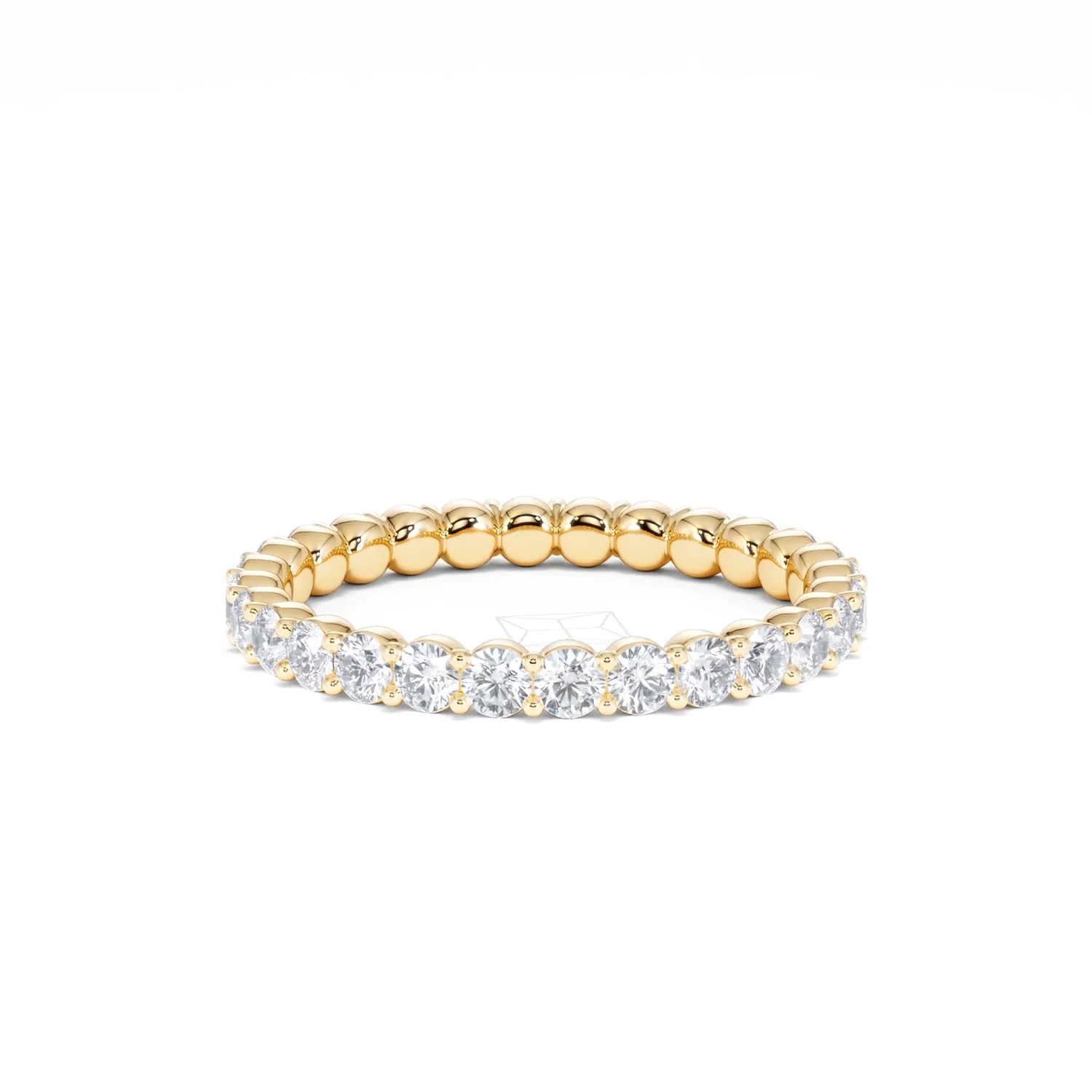 Chloe Lab Diamond 1.00ct Eternity Ring F/VS in 18K Gold Vermeil - Image 83