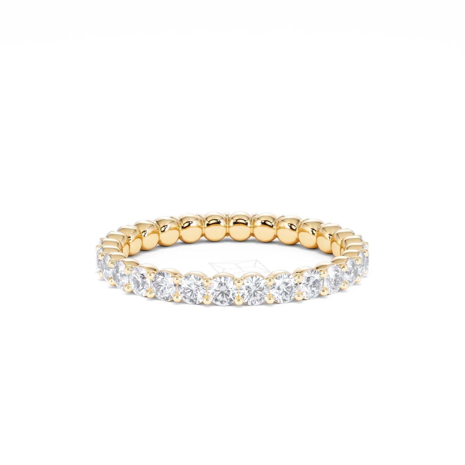 Chloe Lab Diamond 1.00ct Eternity Ring F/VS in 18K Gold Vermeil - Image 84