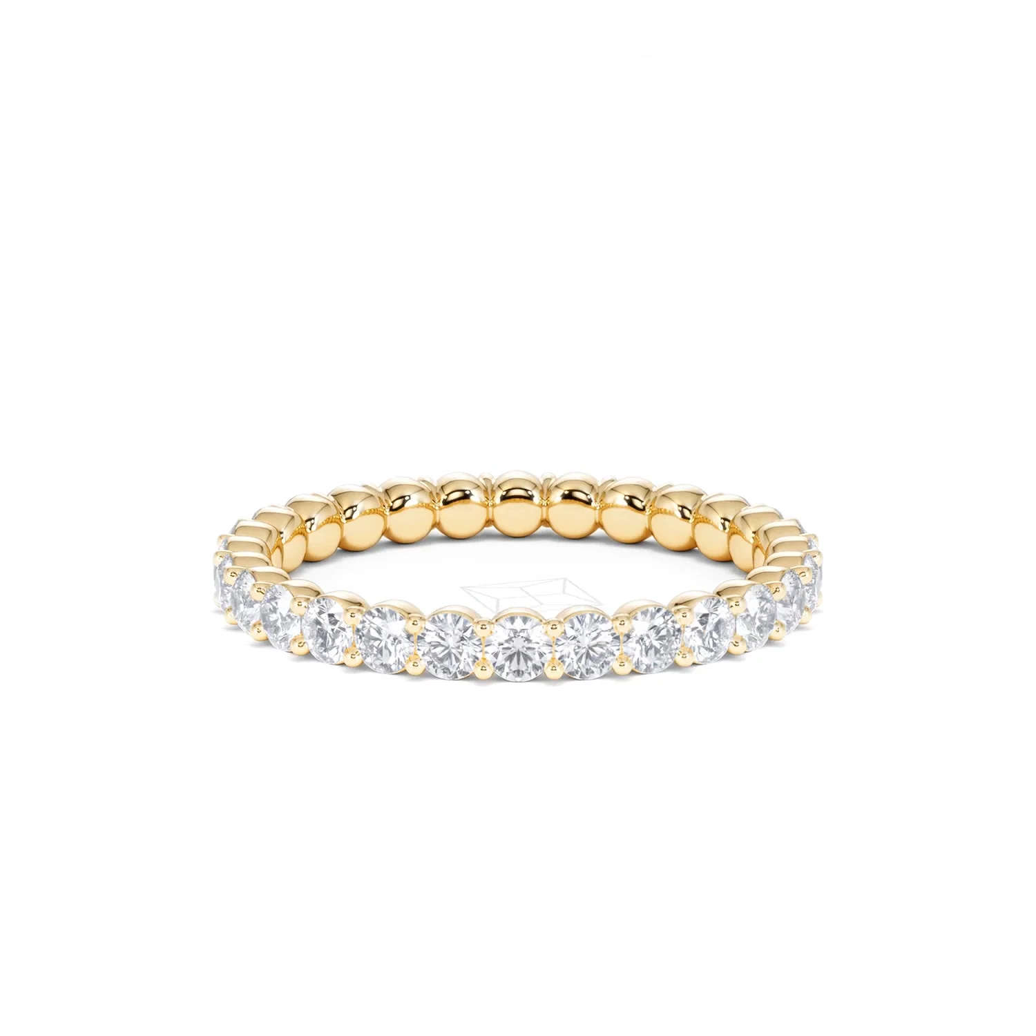 Chloe Lab Diamond 1.00ct Eternity Ring F/VS in 18K Gold Vermeil - Image 85