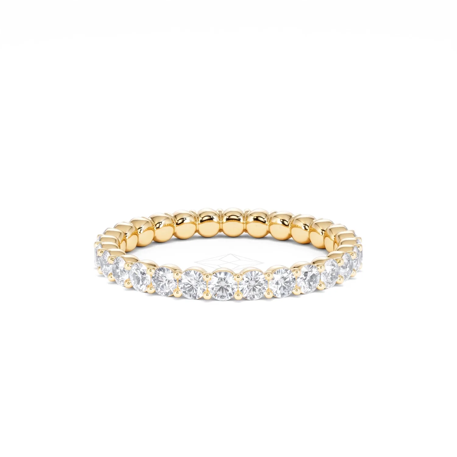 Chloe Lab Diamond 1.00ct Eternity Ring F/VS in 18K Gold Vermeil - Image 90
