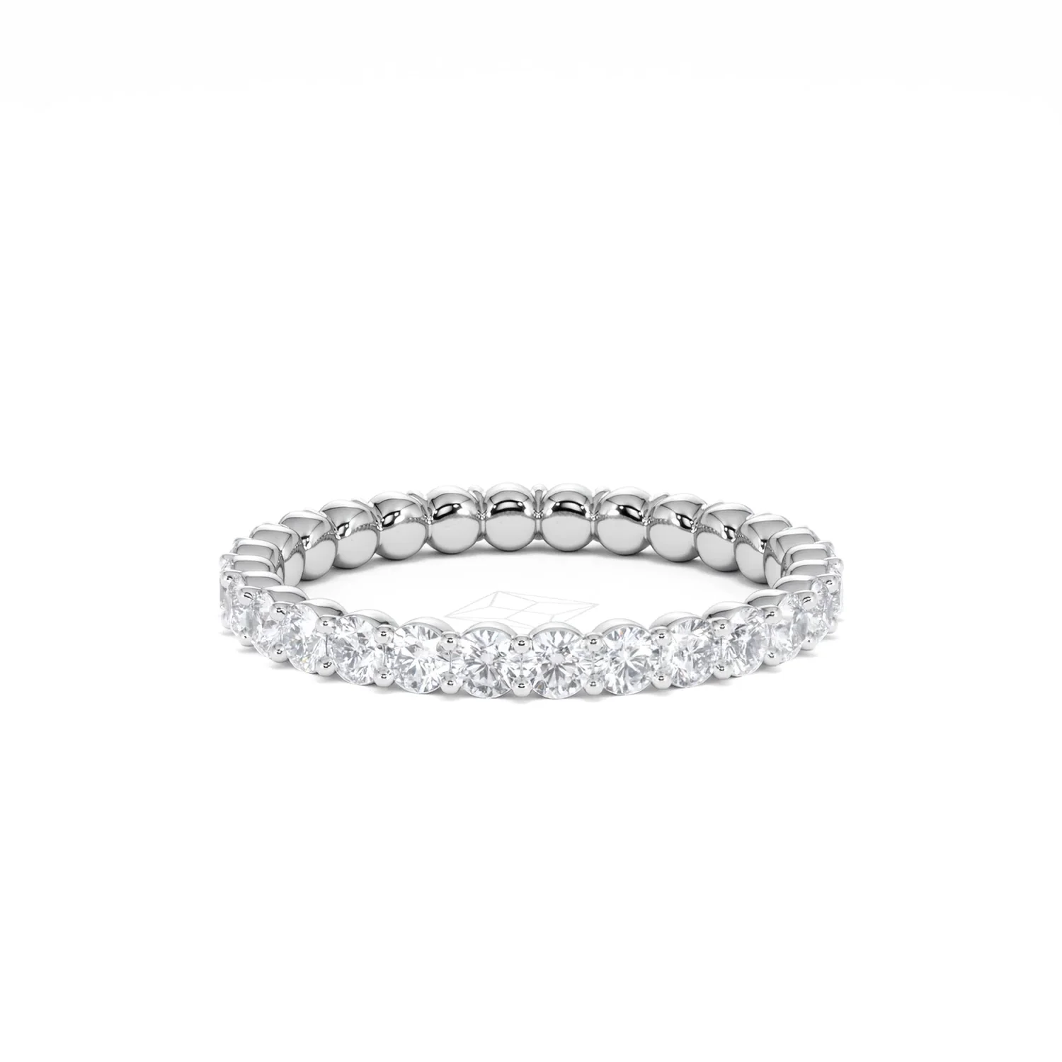 Chloe Lab Diamond 1.00ct Eternity Ring F/VS in 925 Silver - Image 14