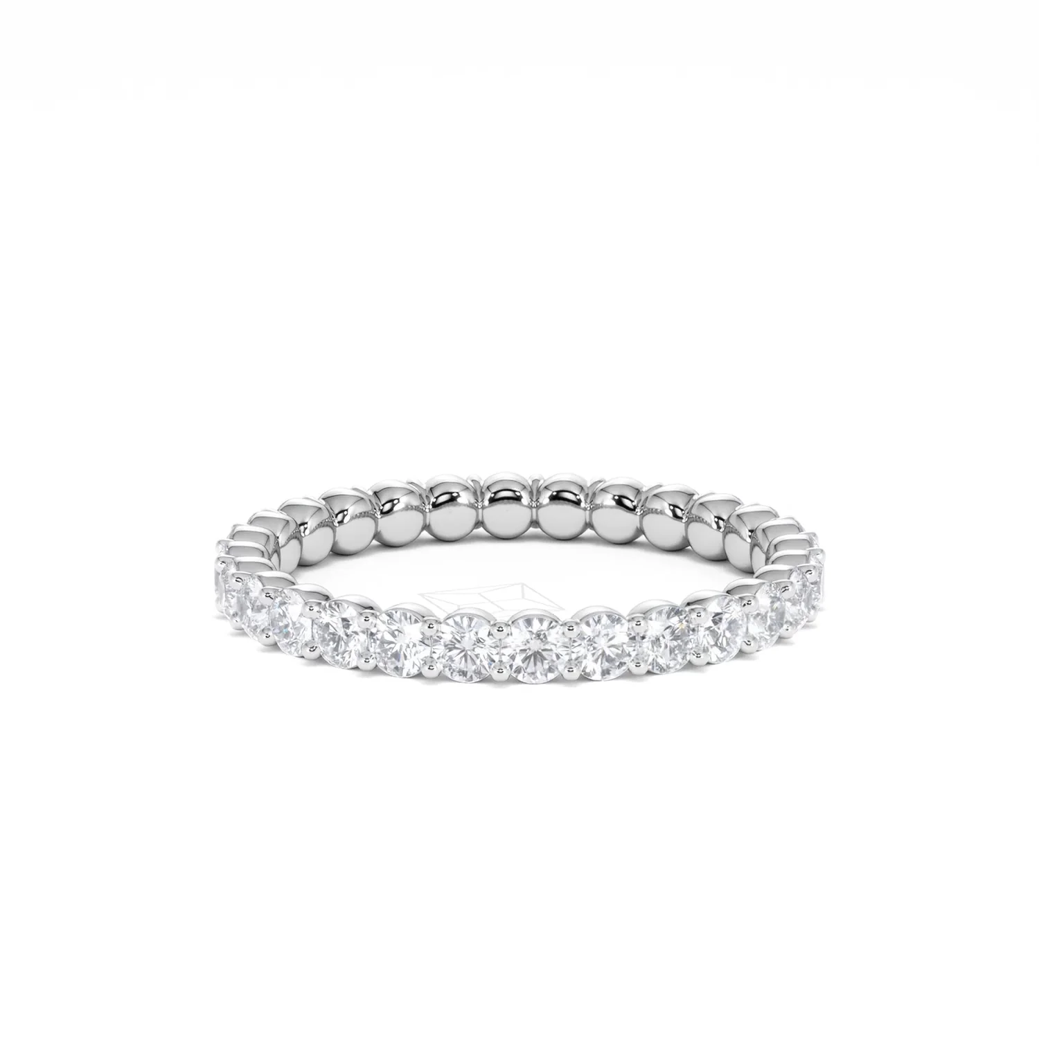 Chloe Lab Diamond 1.00ct Eternity Ring F/VS in 925 Silver - Image 25