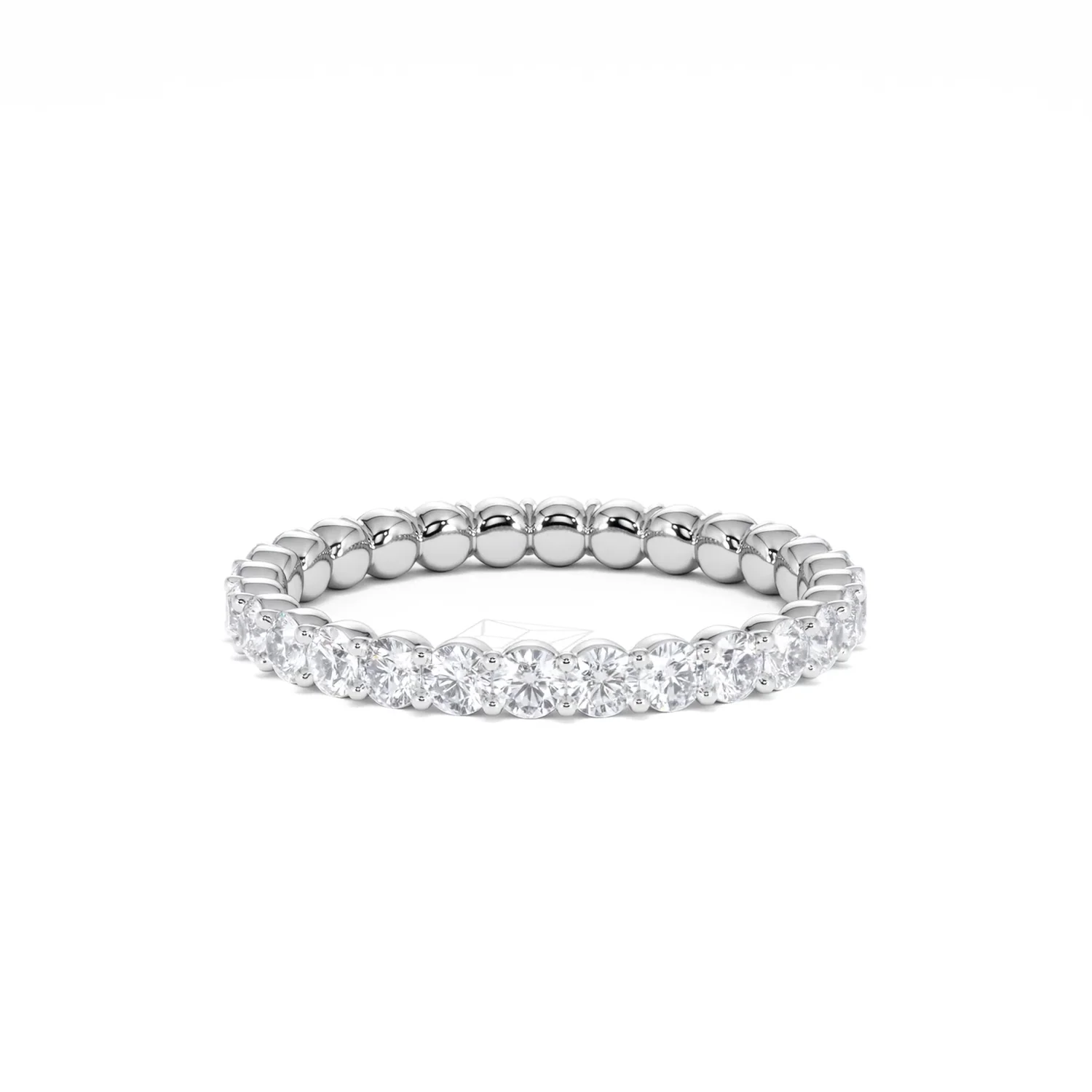 Chloe Lab Diamond 1.00ct Eternity Ring F/VS in 925 Silver - Image 35