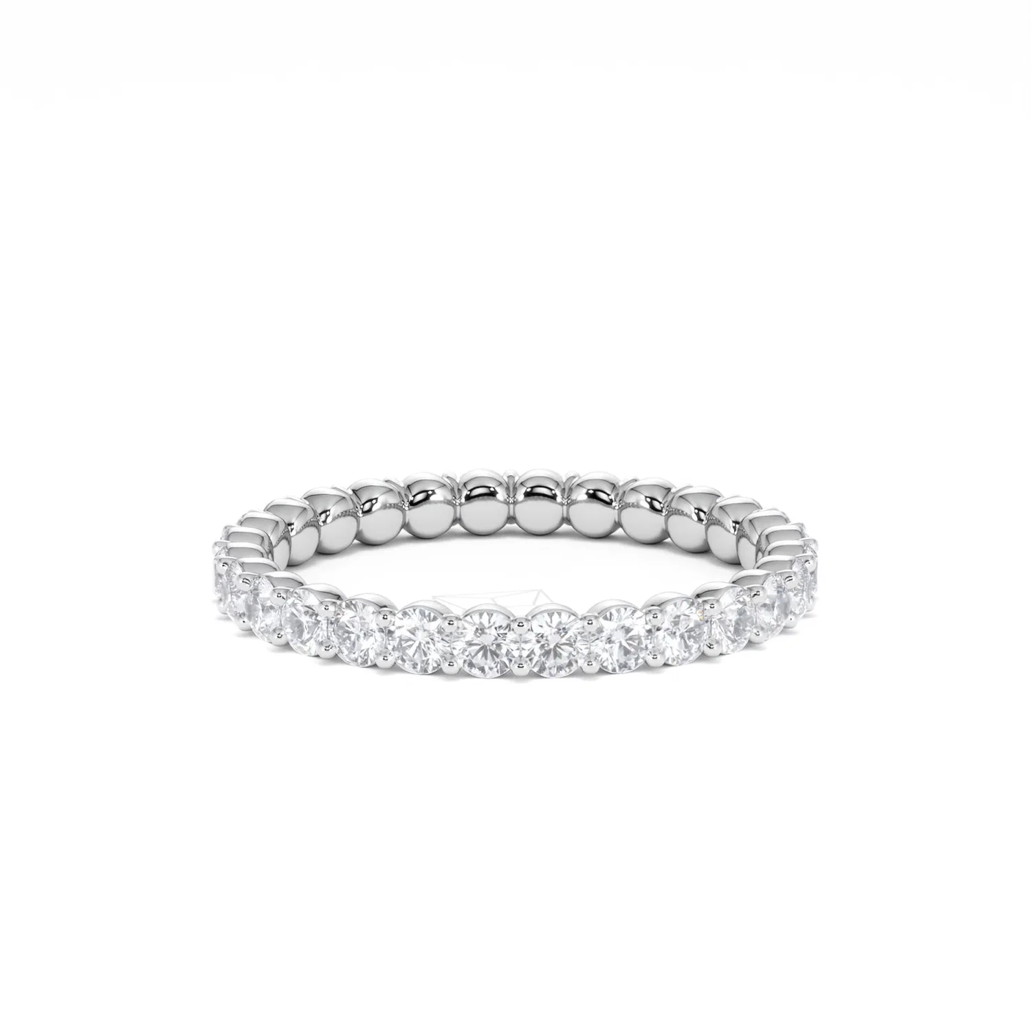 Chloe Lab Diamond 1.00ct Eternity Ring F/VS in 925 Silver - Image 43