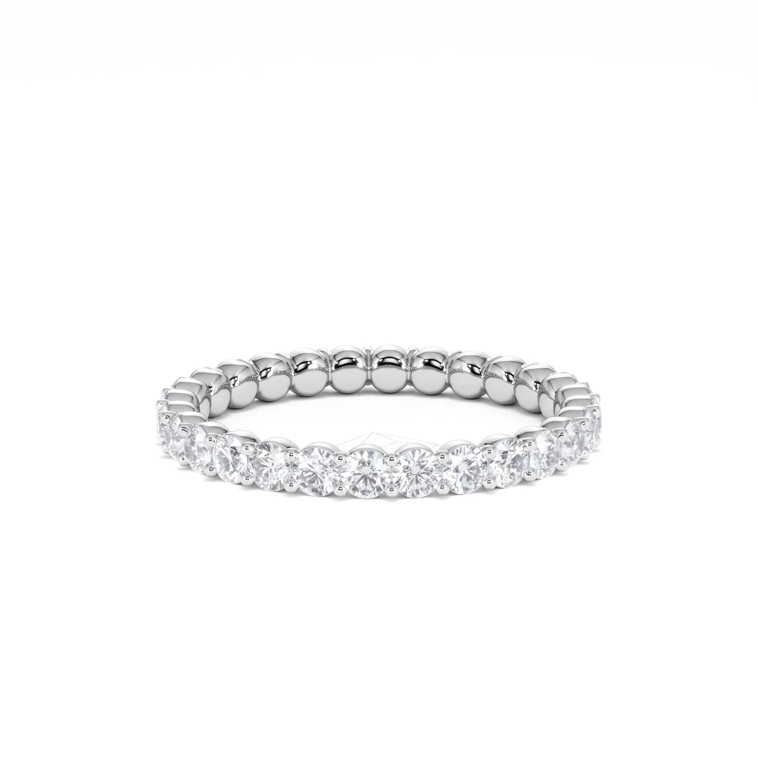 Chloe Lab Diamond 1.00ct Eternity Ring F/VS in 925 Silver - Image 52