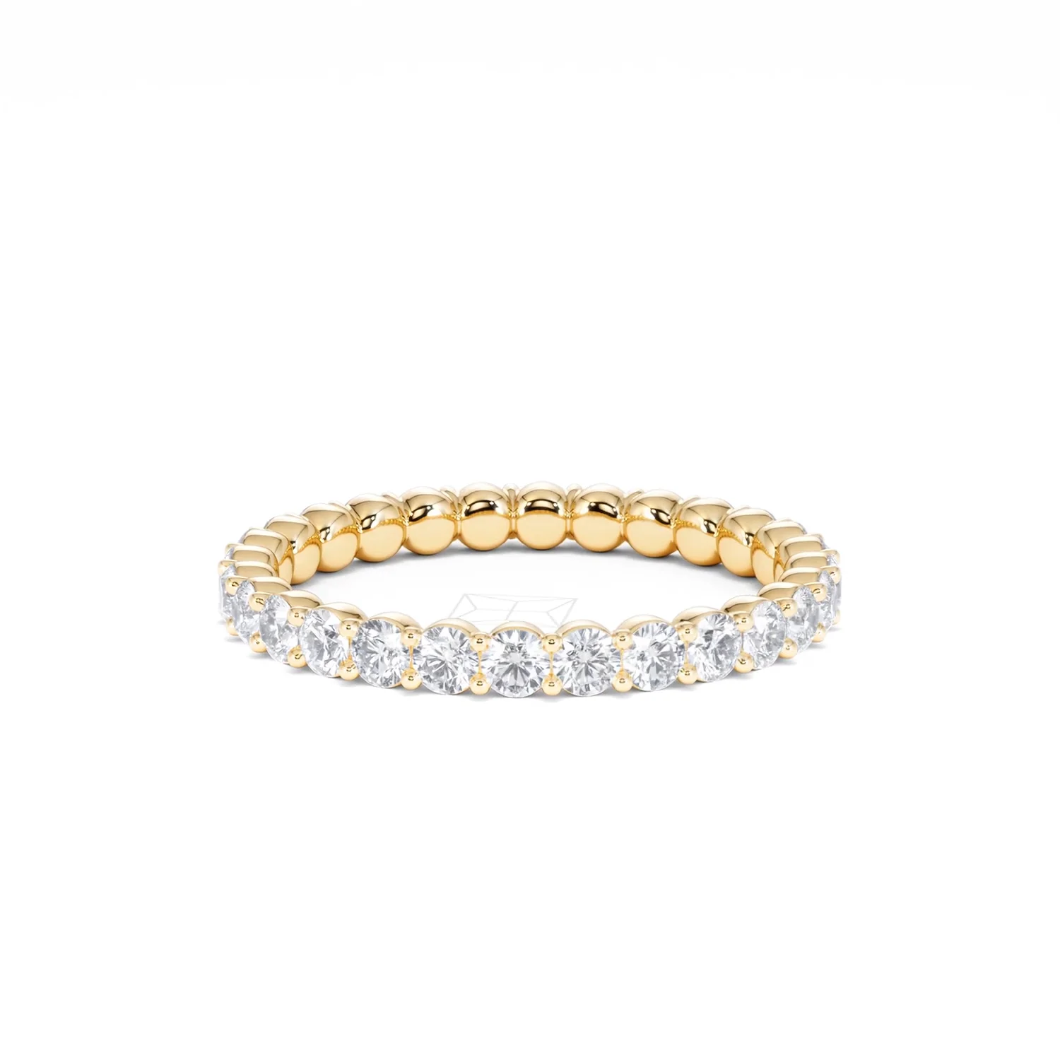 Chloe Lab Diamond 1.00ct Full Eternity Ring F/VS in 9K Gold - Image 18