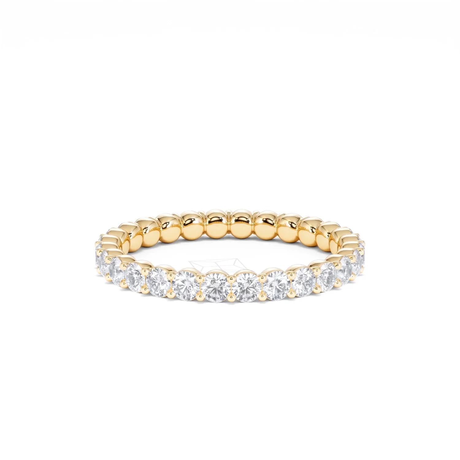 Chloe Lab Diamond 1.00ct Full Eternity Ring F/VS in 9K Gold - Image 23