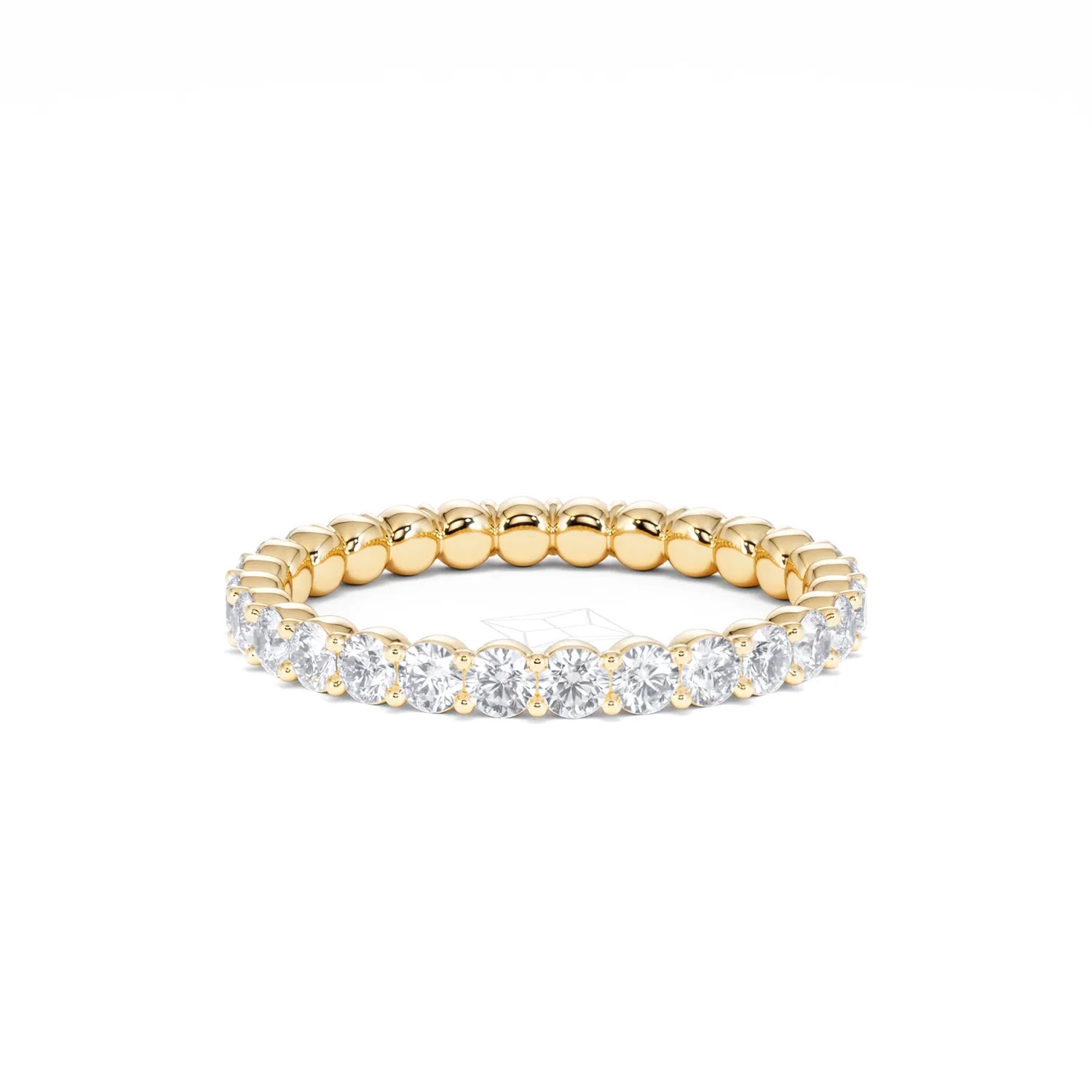 Chloe Lab Diamond 1.00ct Full Eternity Ring F/VS in 9K Gold - Image 85