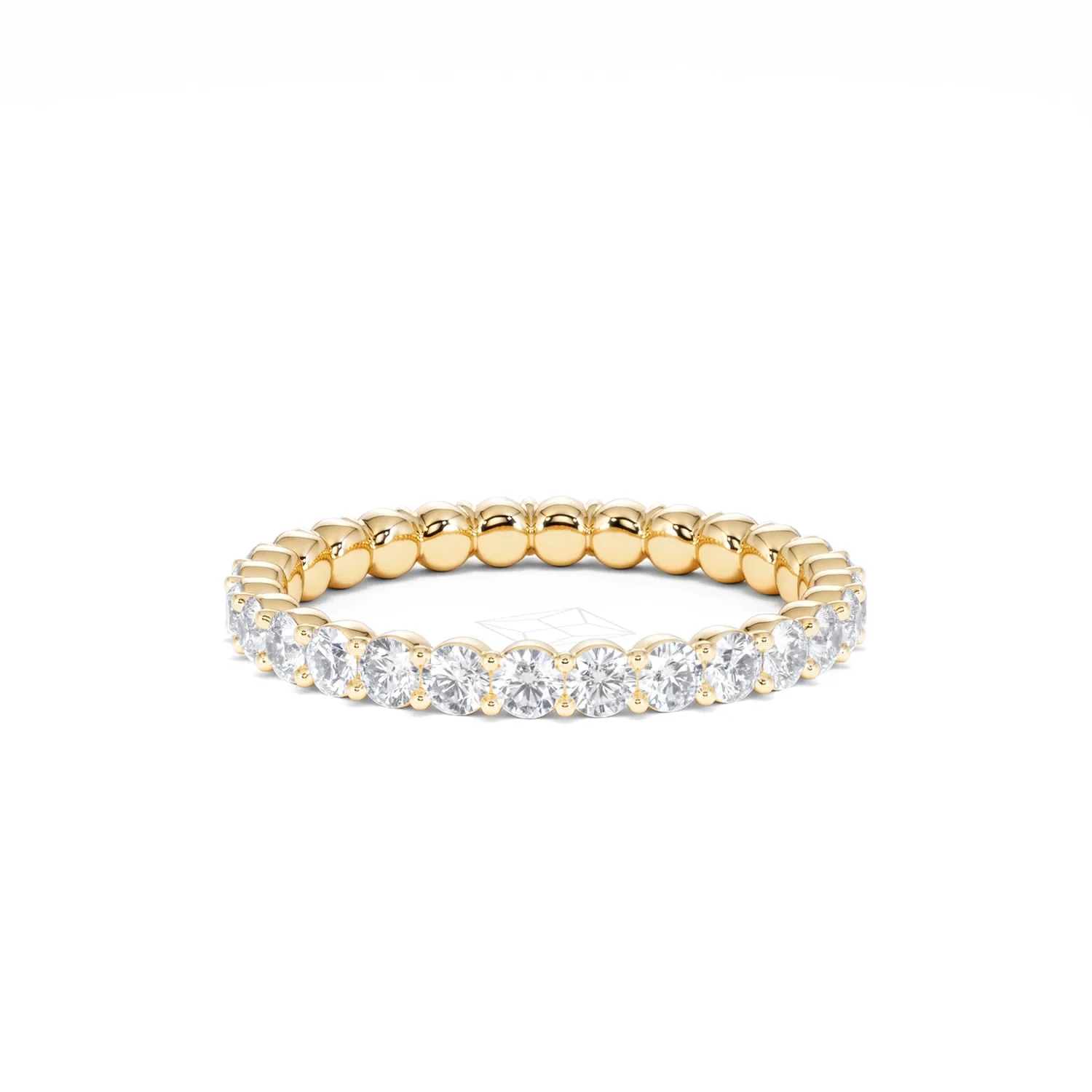 Chloe Lab Diamond 1.00ct Full Eternity Ring F/VS in 9K Gold - Image 86