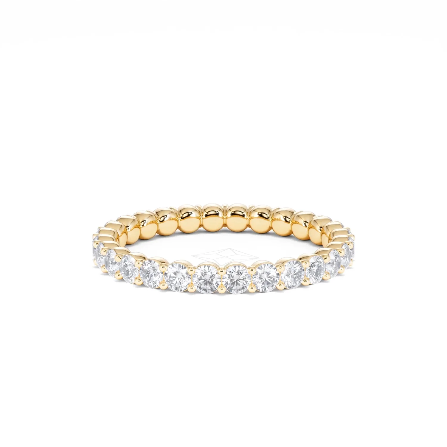 Chloe Lab Diamond 1.00ct Full Eternity Ring F/VS in 9K Gold - Image 88