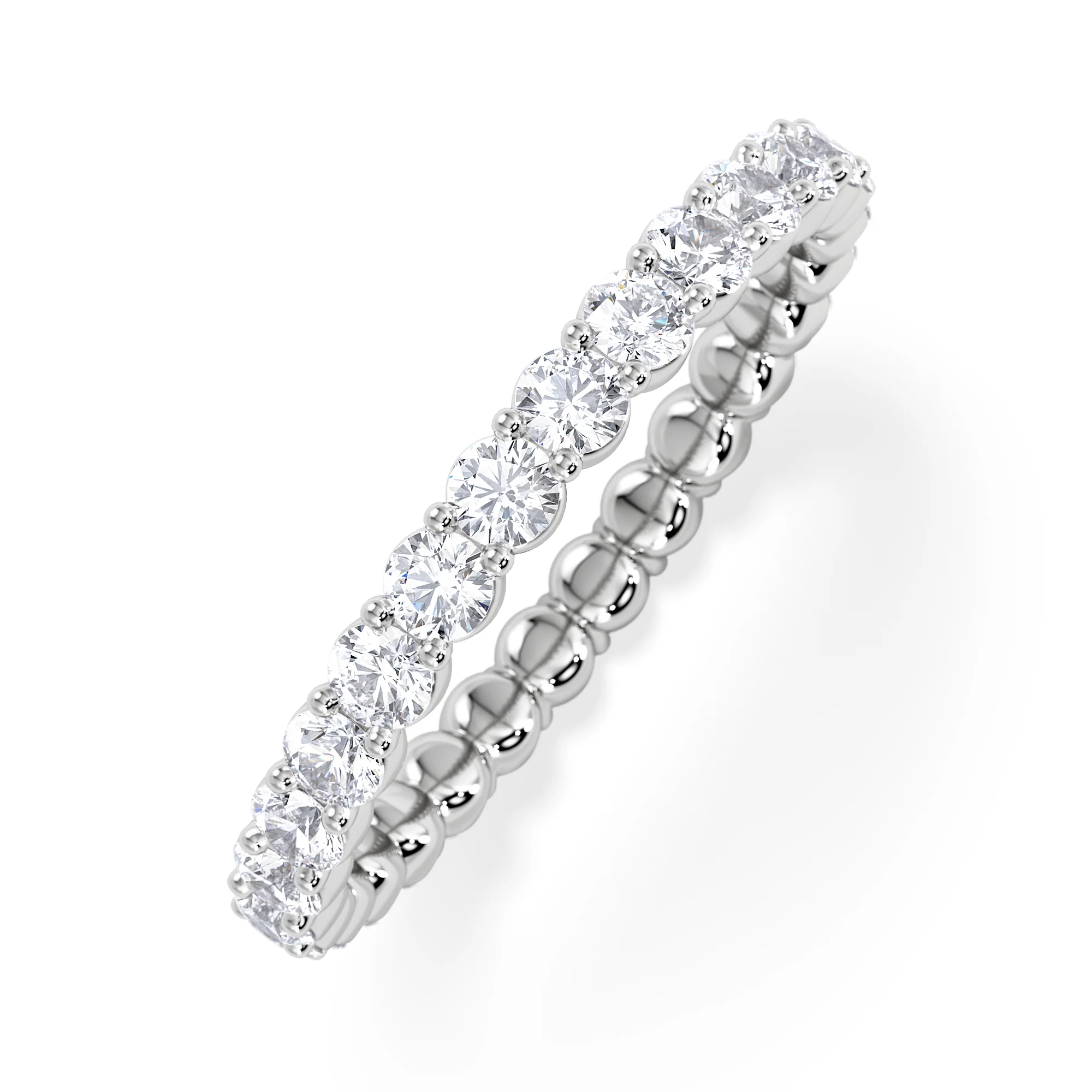 Chloe Lab Diamond 1.00ct Eternity Ring F/VS in 9K White Gold